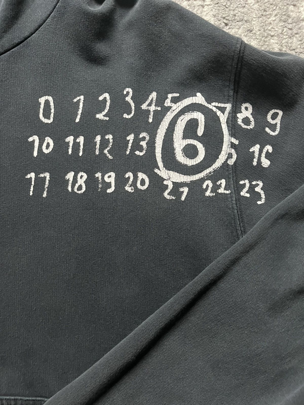 MM6 MM6 Numbers Hoodie Size US S / EU 44-46 / 1 - 2 Thumbnail