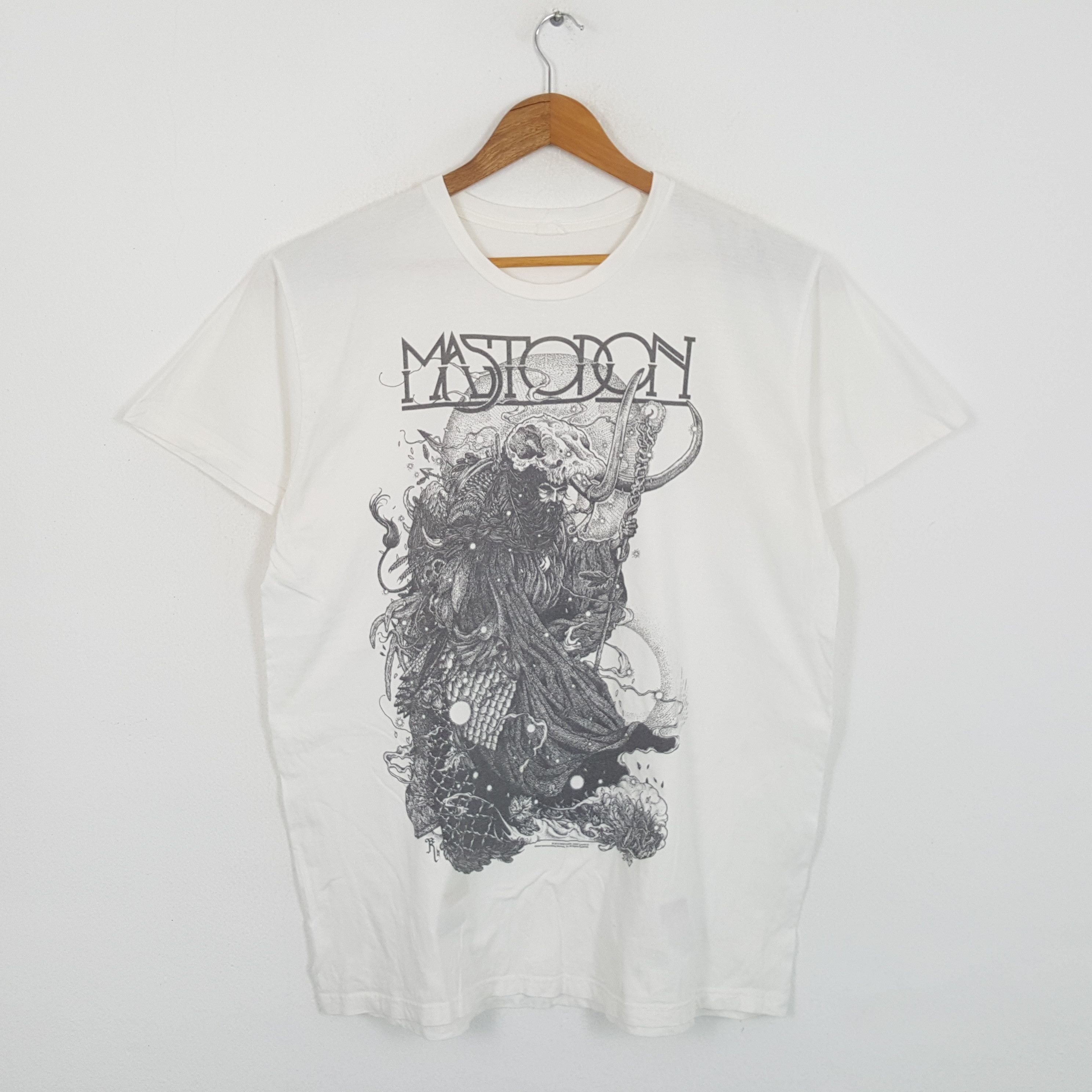Band Tees × Vintage Vintage MASTODON American Rock Band Tour T-Shirts Size US XL / EU 56 / 4 - 1 Thumbnail