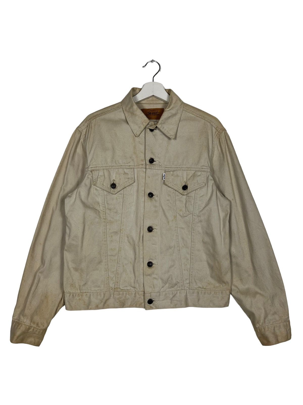 Levi's × Vintage 🔥 90s VINTAGE LEVIS TRUCKER JACKET Size US L / EU 52-54 / 3 - 1 Thumbnail