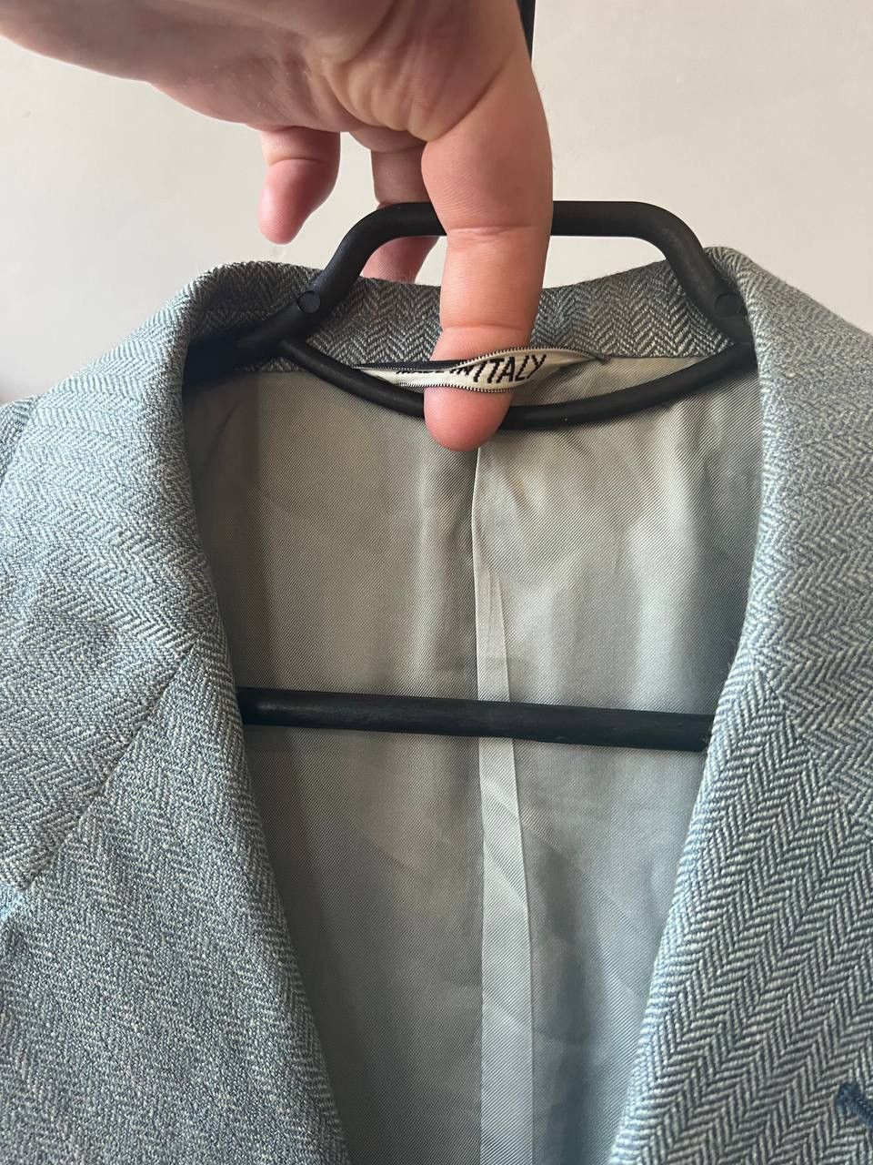 Celine 80/90’s CELINE HOMME RARE GREY MENS LINEN BLAZER JACKET 48 Size US L / EU 52-54 / 3 - 5 Thumbnail