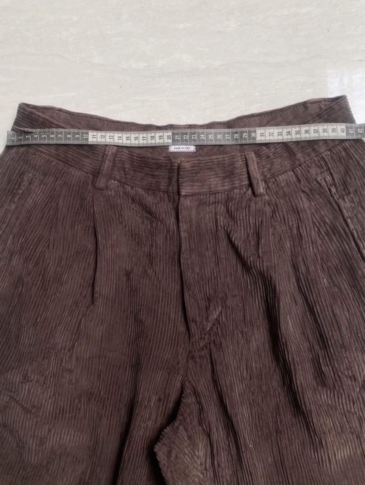 C.P. Company C.P COMPANY Stone Island Brown Pleats Pants Size US 31 - 3 Thumbnail