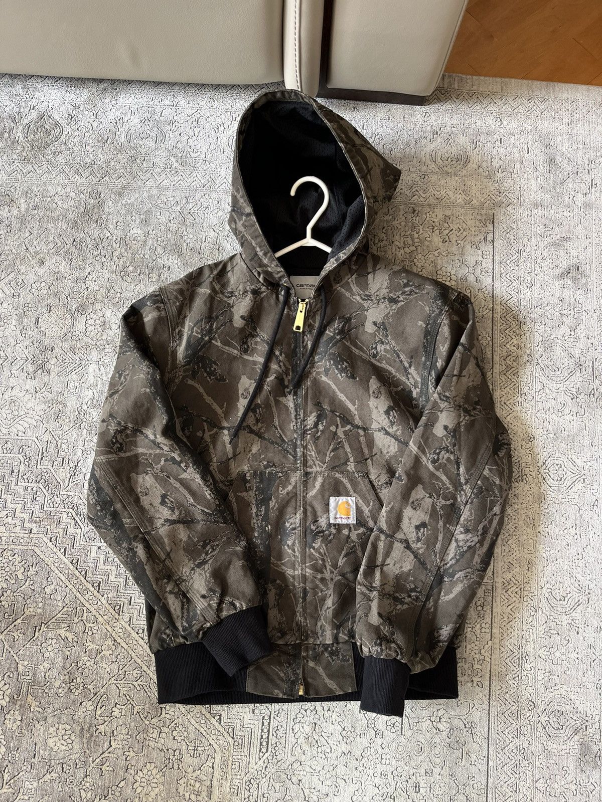 image of Carhartt Wip Carhartt Active Jacket in Camo, Men's (Size XS)