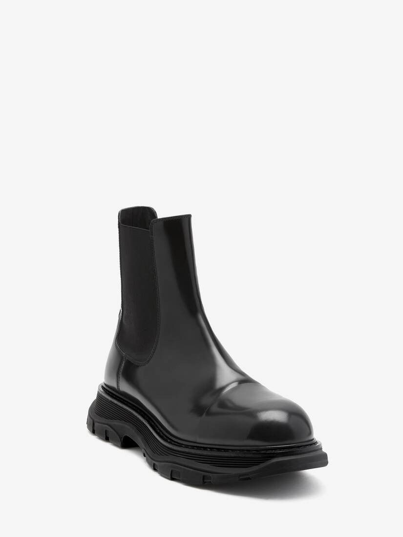 Alexander McQueen o1w1db10725 Tread Chelsea Boot in Black Size US 8 / EU 41 - 2 Thumbnail