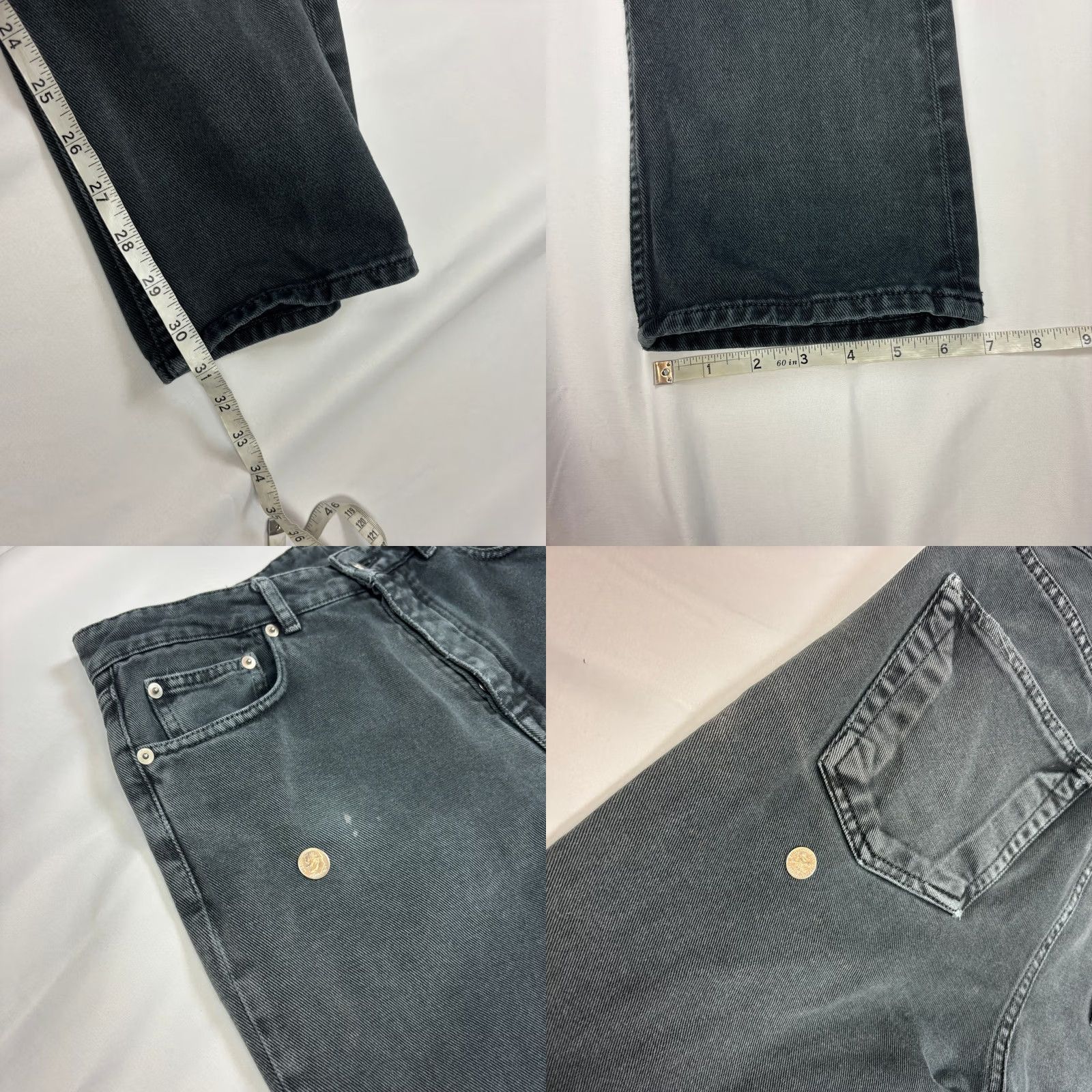 Rick Owens Rick Owens DRKSHDW Sombra Oscura Torrance Cut Jeans Mens 31x31 Straight Black XS? Size US 31 - 9 Thumbnail