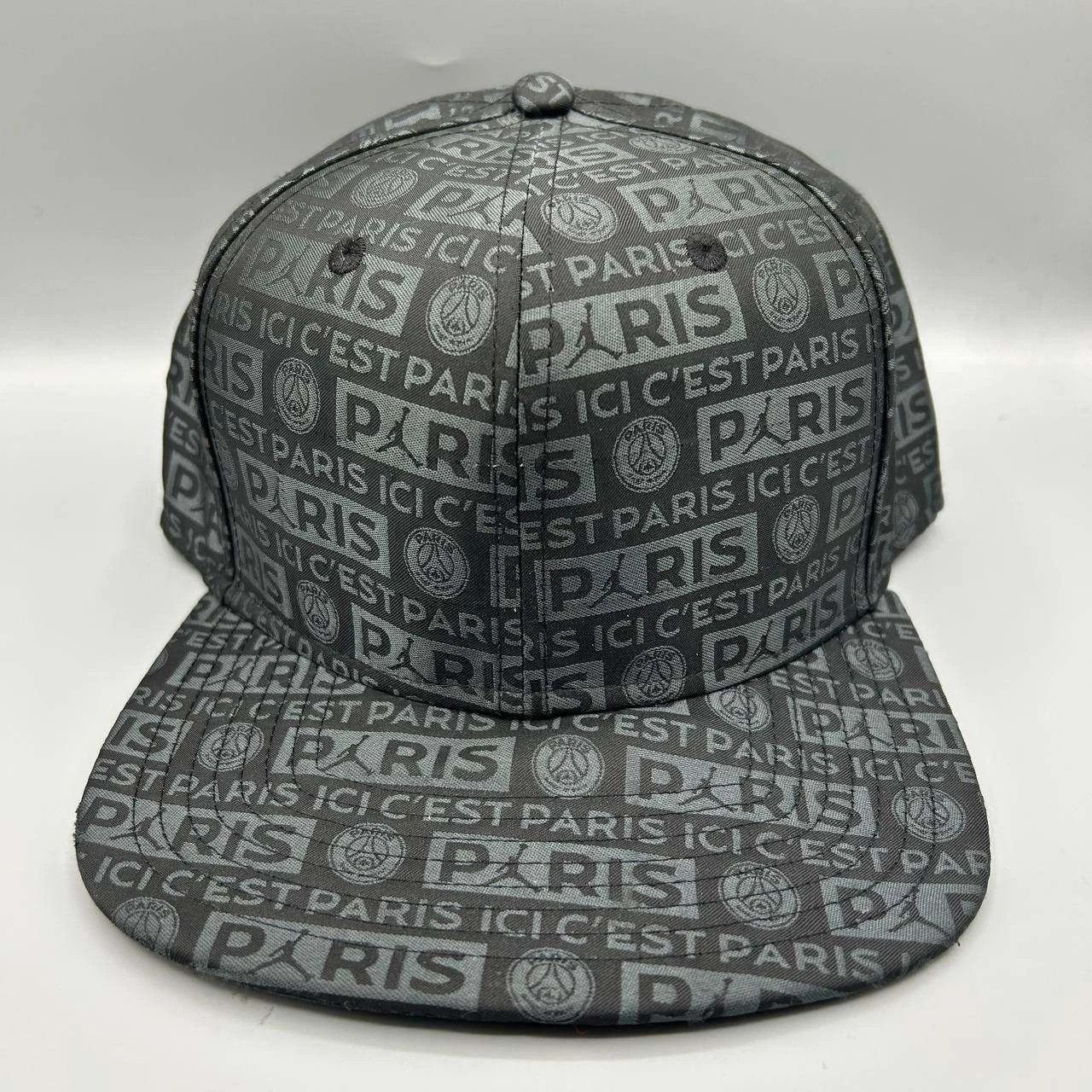Jordan Brand Air Jordan Paris Saint Germain Hat All Over Logo Snap Back Size ONE SIZE - 1 Thumbnail