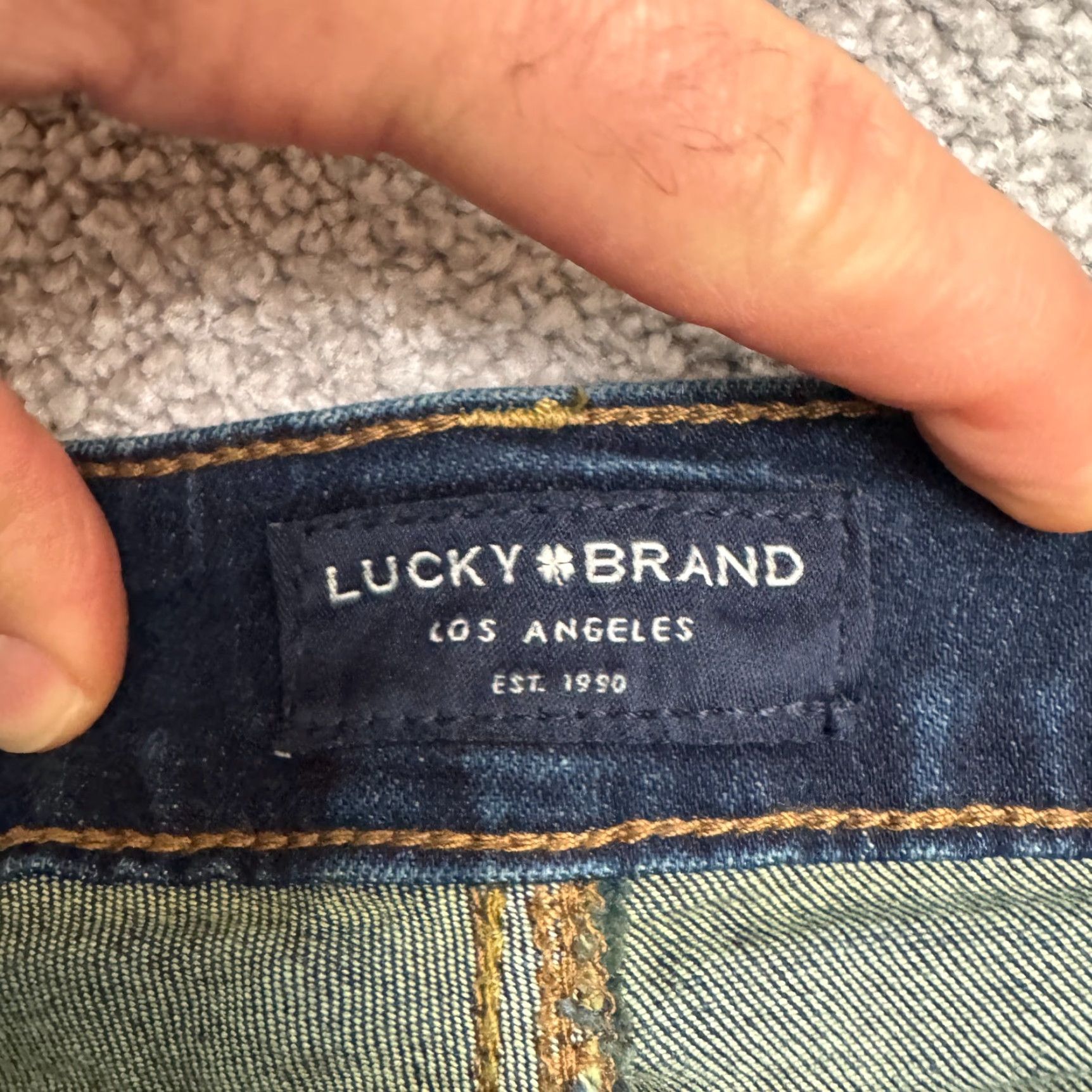 Lucky Brand VINTAGE Lucky Brand Skinny Jeans Womens 8 Low Rise Ankle Dark Wash Cotton Blend 90s Streetwear Size 30" / US 8 / IT 44 - 7 Thumbnail