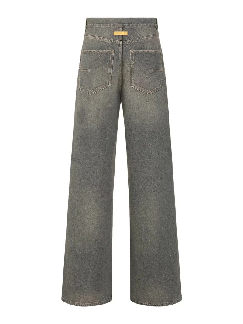 Dior DIOR $2700 Gray Flared Jeans New & Authentic Size 25" / US 0 / IT 36 - 2 Thumbnail