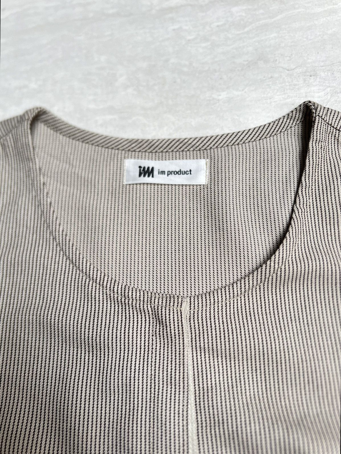 Issey Miyake IM PRODUCT Issey Miyake Striped Sleeveless Dress Size S / US 4 / IT 40 - 13 Thumbnail