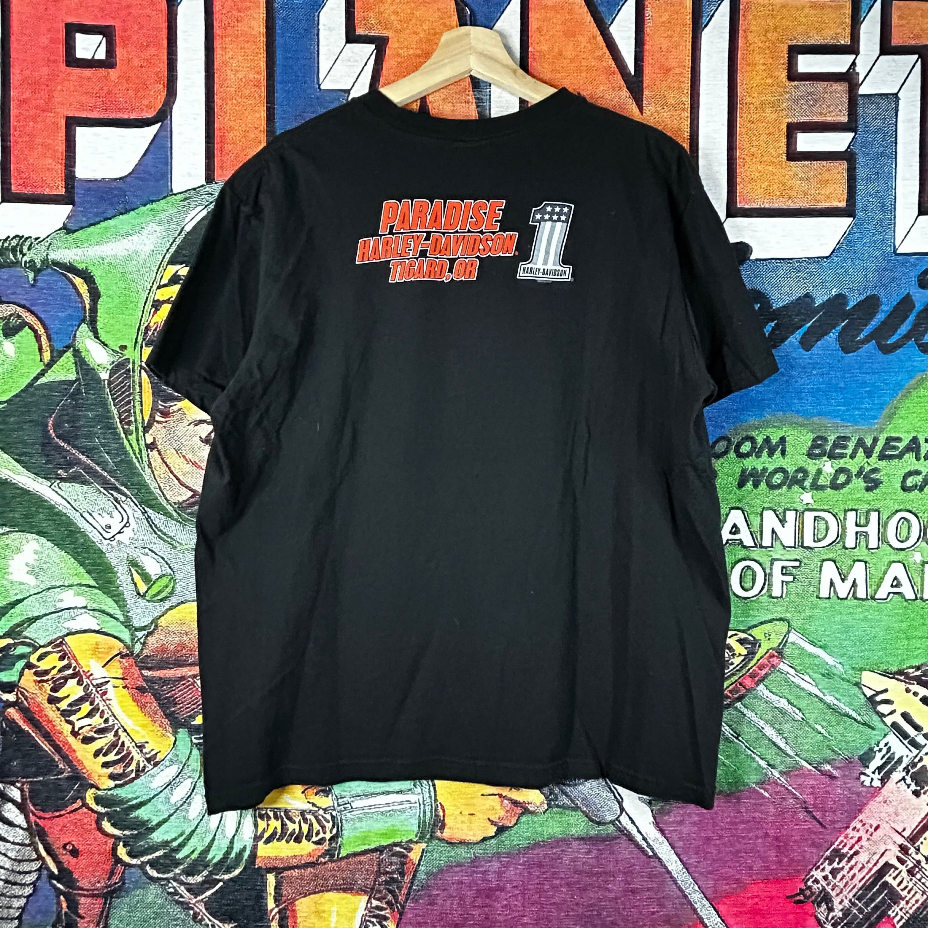 Harley Davidson × Vintage Harley Davidson ‘One Wicked Ride’ Flaming Clown Tee Size L Size US L / EU 52-54 / 3 - 3 Thumbnail