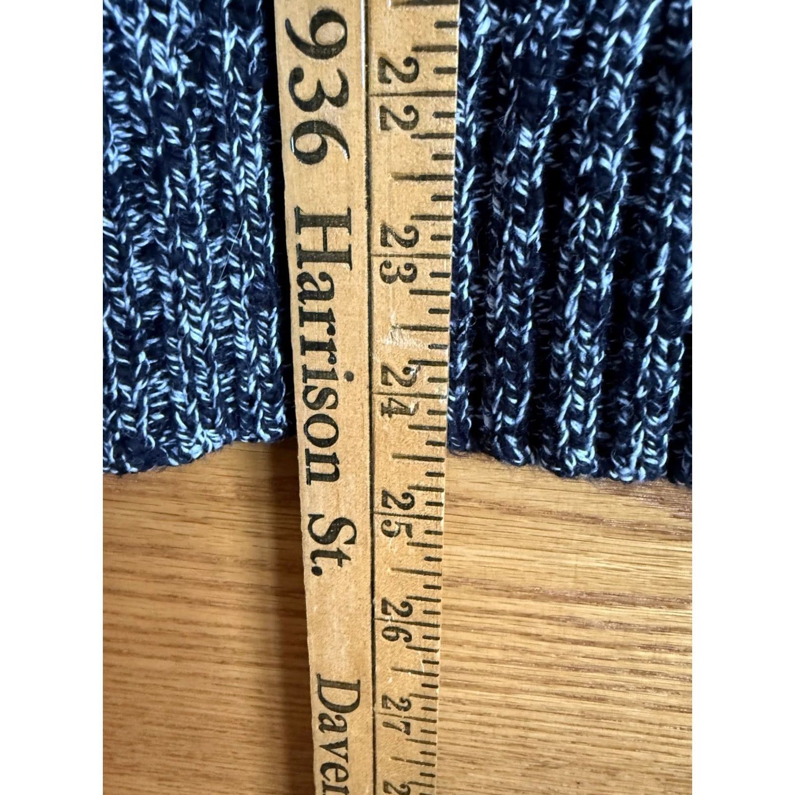 Vintage L.L. Bean Cardigan Sweater Women's XL Black 100% Cotton Marled Raglan Sleeve Classic Knit" Size XL / US 12-14 / IT 48-50 - 6 Thumbnail
