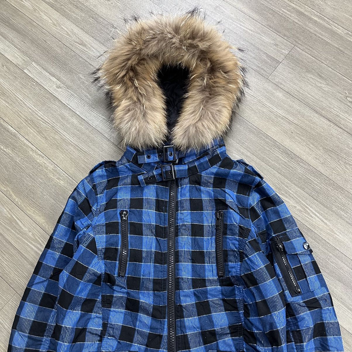 If Six Was Nine 2000s Sospita Plaid Faux Punk Bono Fur Jacket Lgb Style Size US L / EU 52-54 / 3 - 2 Thumbnail