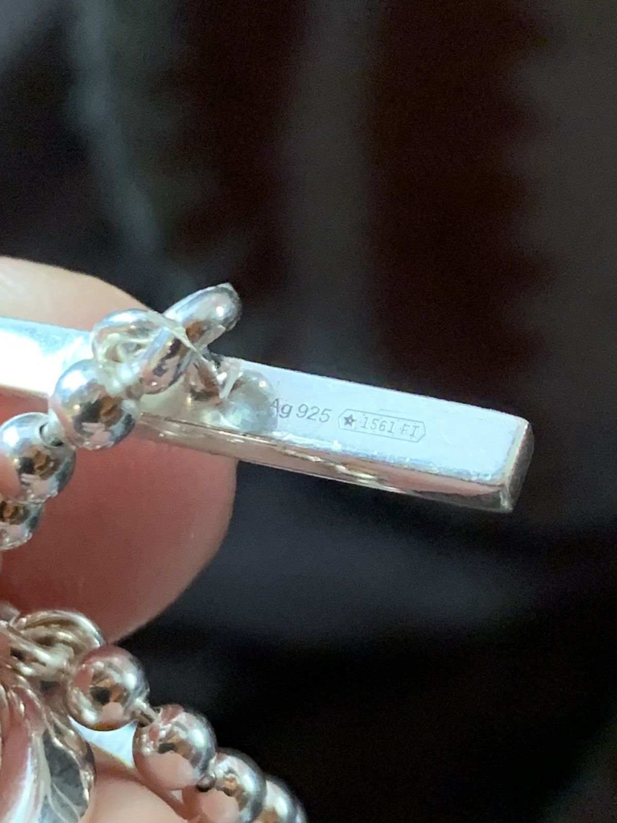 Gucci *RARE* Gucci .925 Sterling Silver Interlocking Logo Necklace Size ONE SIZE - 4 Thumbnail