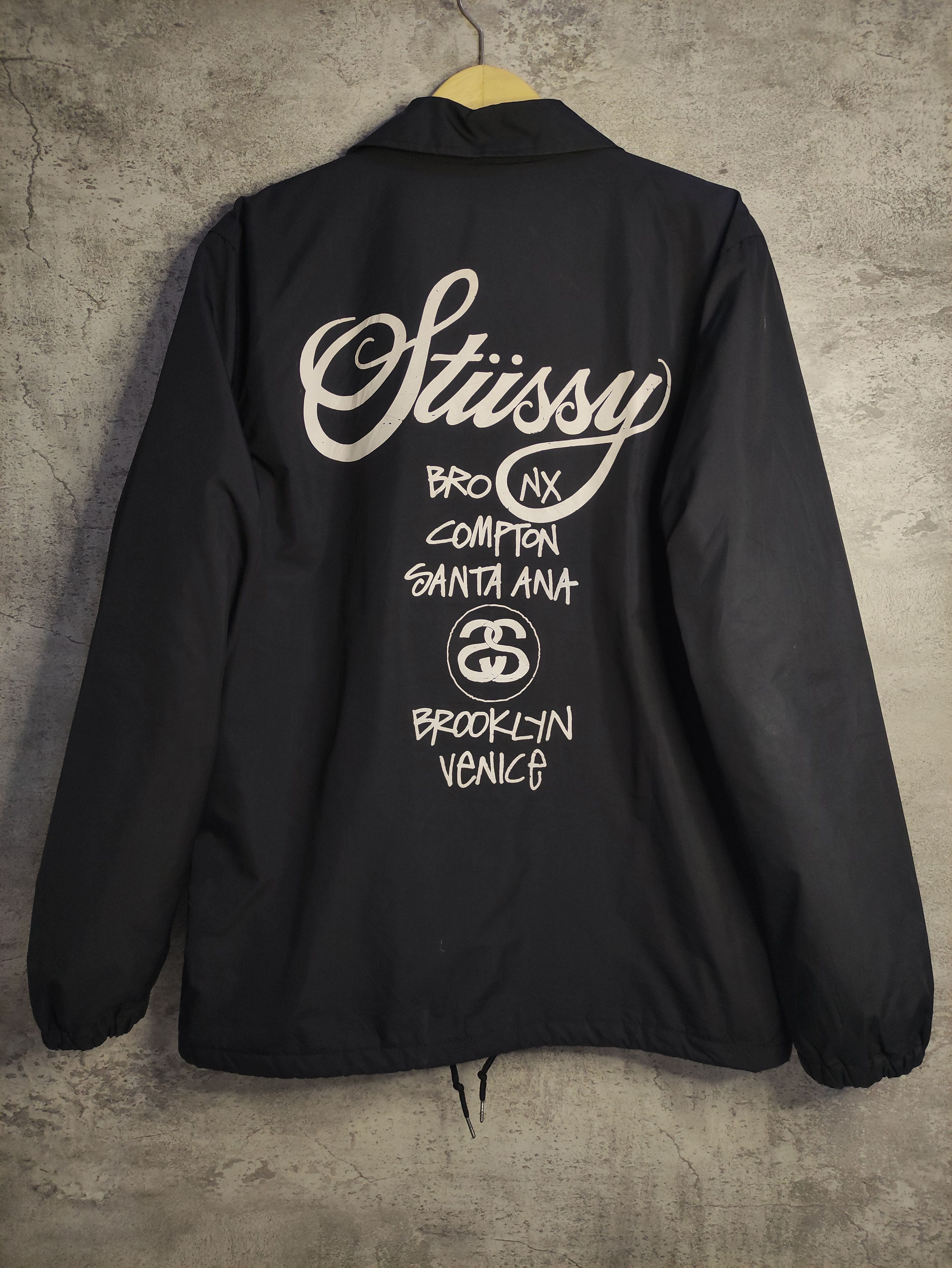 Rare Stussy tour x Champion jacket