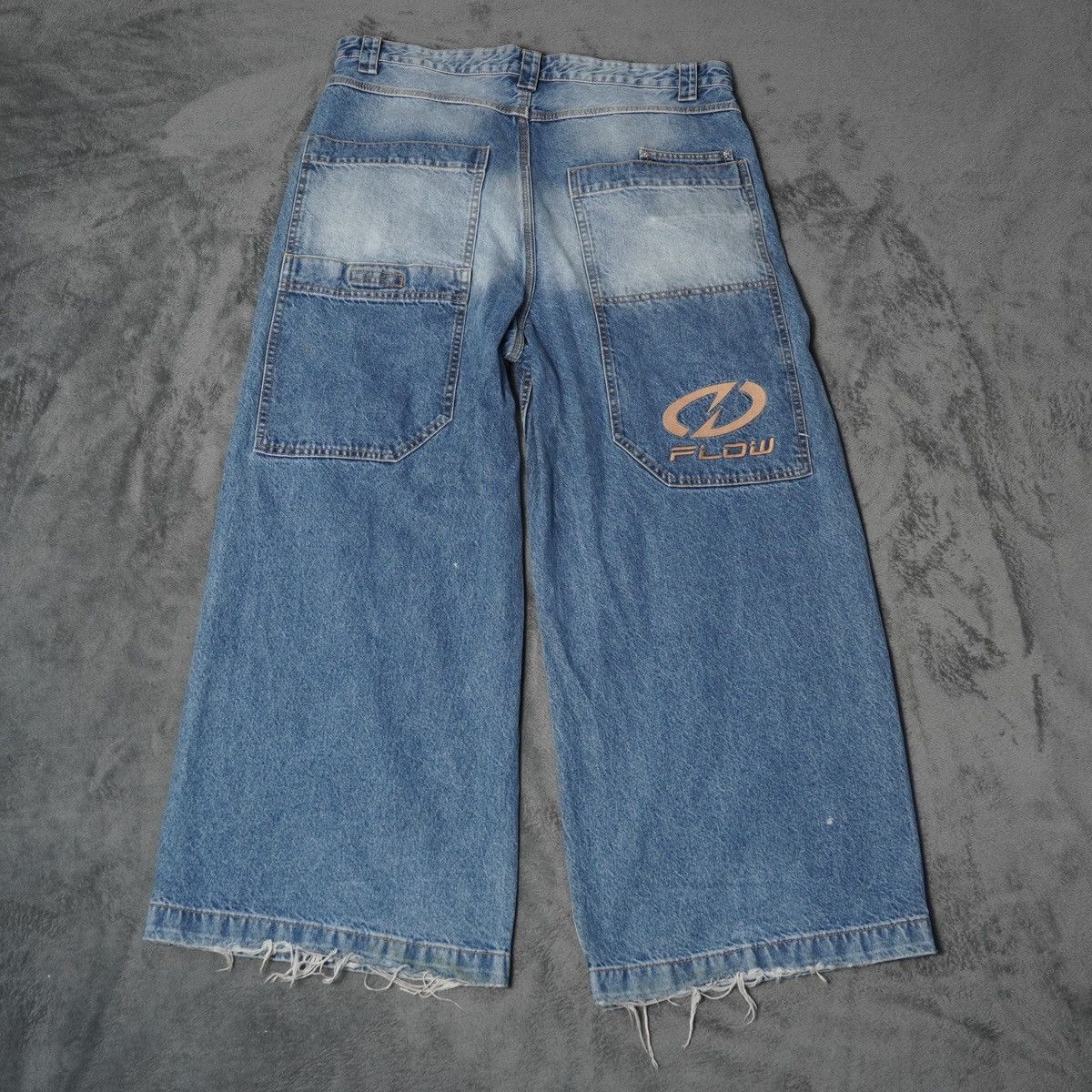 Other Super Baggy Washed Jeans Size US 40 / EU 56 - 2 Thumbnail