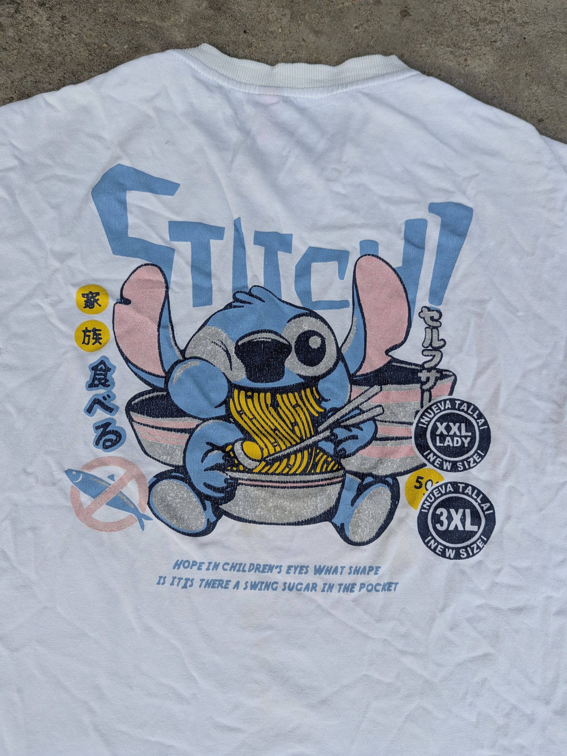 Cartoon Network × Japanese Brand Lilo And Stitch Cartoon T Shirt Size US M / EU 48-50 / 2 - 4 Thumbnail