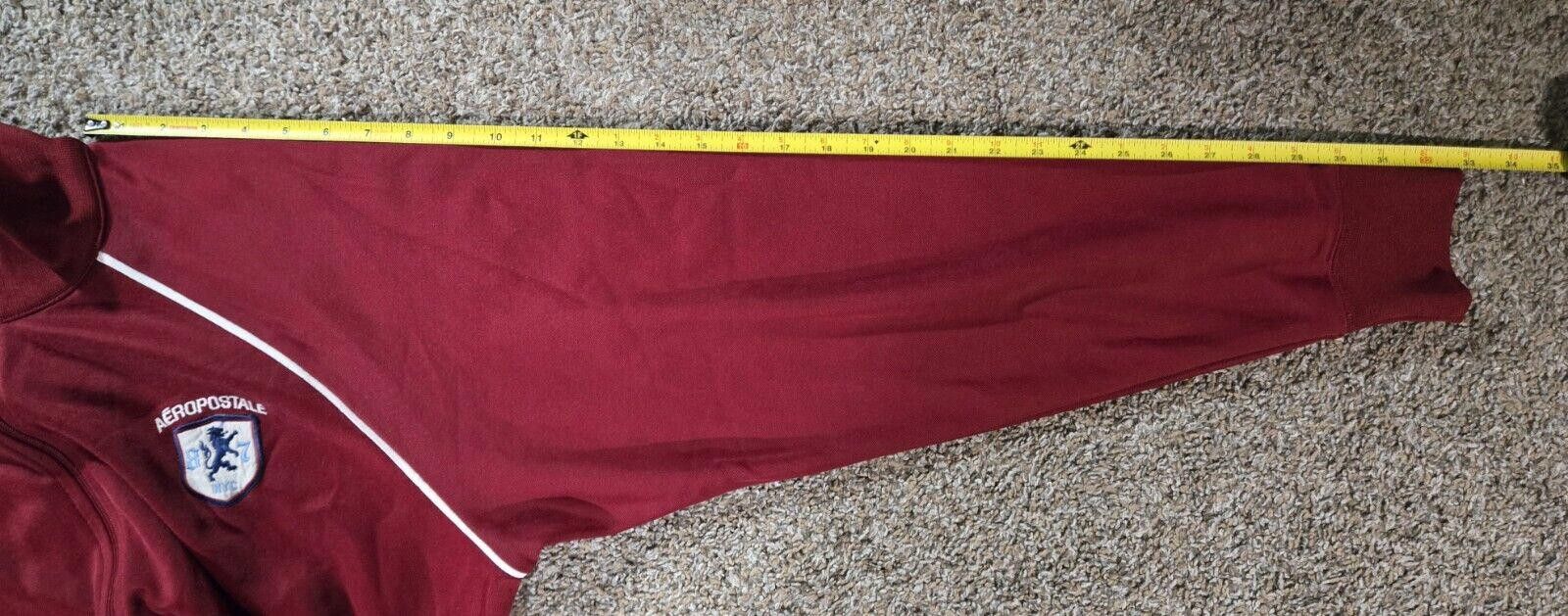 Designer Red Aeropostle Athletic Brand Full Zip Track Jacket Sz XL Size US XL / EU 56 / 4 - 5 Thumbnail