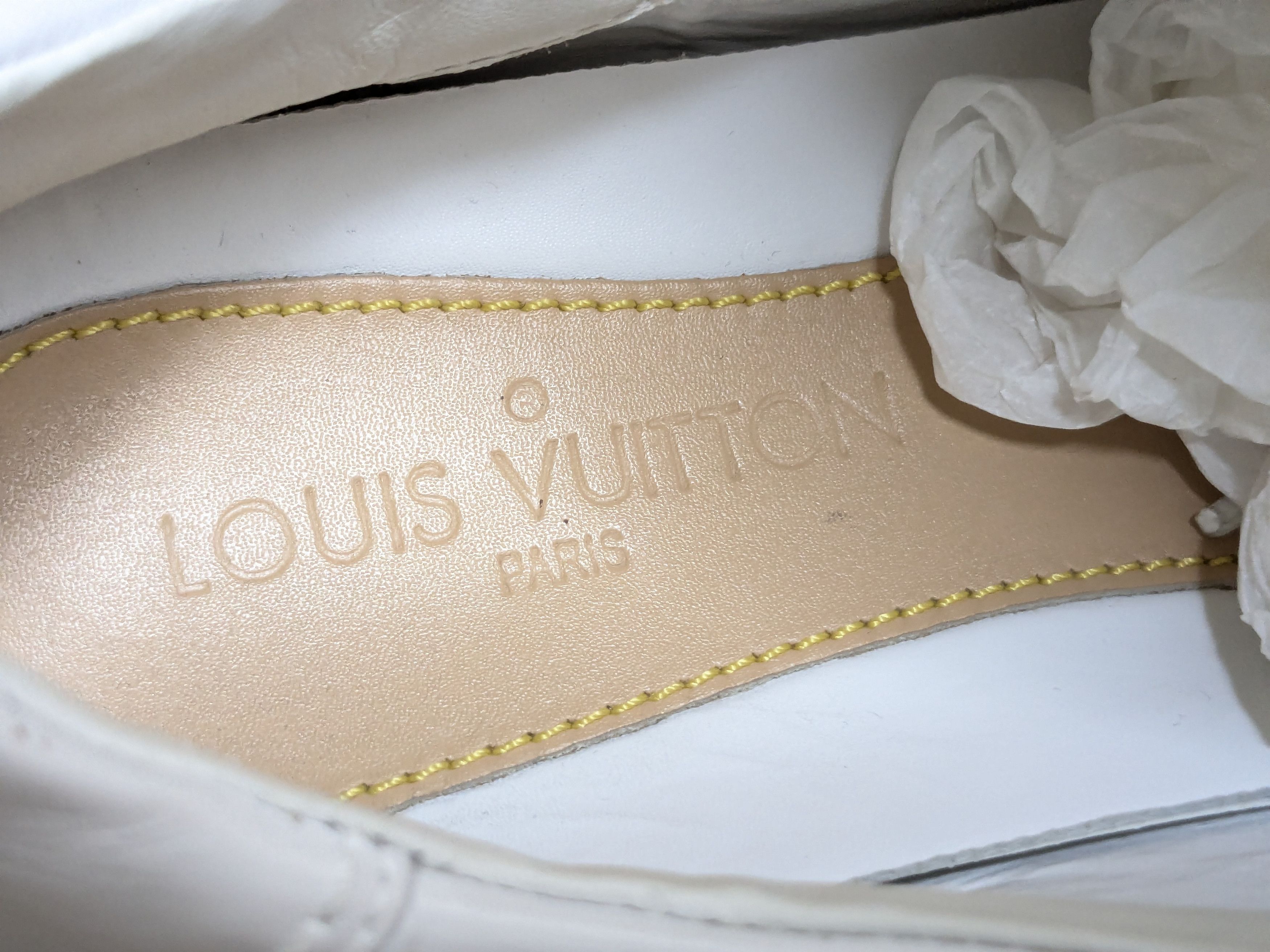 Louis Vuitton Louis Vuitton Sneakers White 7.5 Monogram Logo High Tops Size US 7.5 / EU 40-41 - 17 Thumbnail