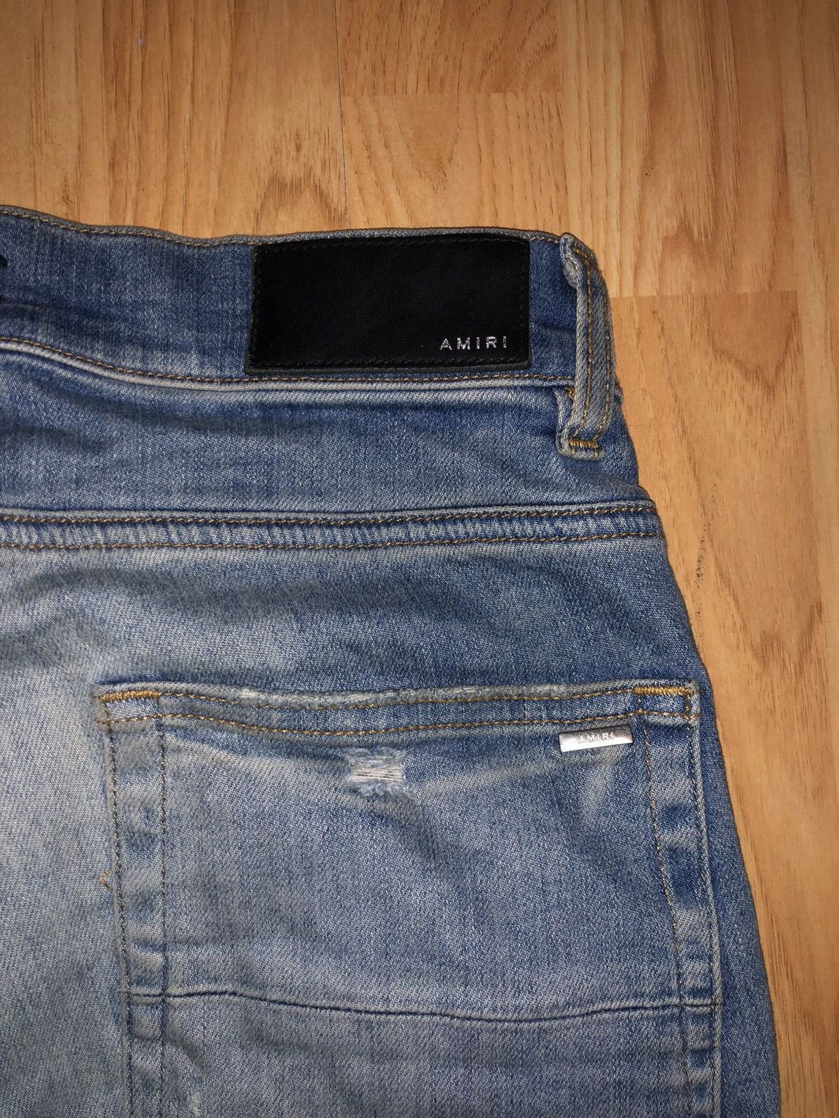 Amiri Amiri Stack Jean Antique Indigo - Size 31 Size US 31 - 7 Thumbnail