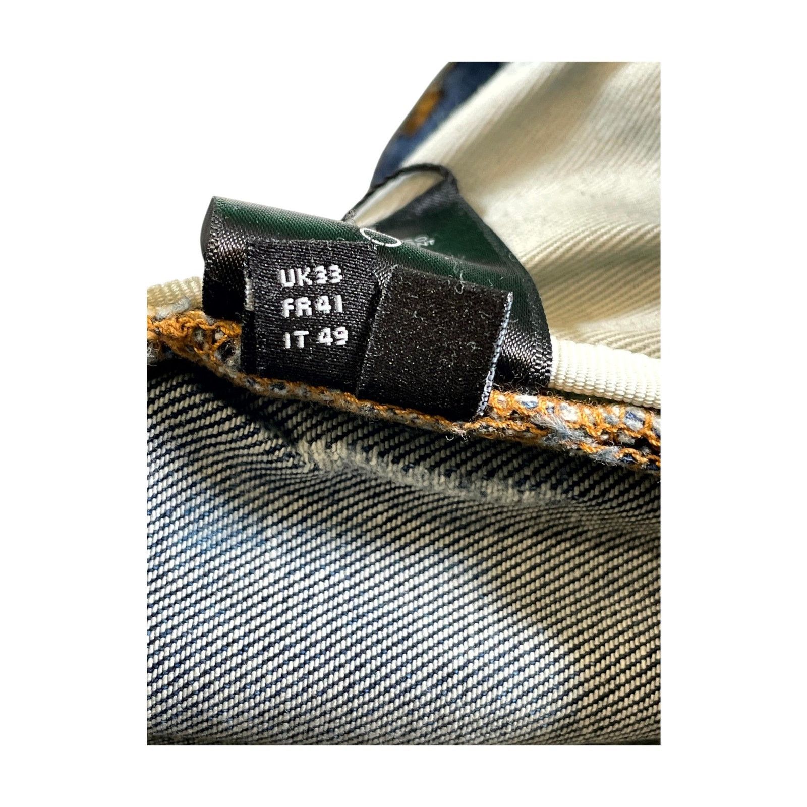 Amiri Amiri "Classic Denim Patch MX2" Deep Jeans Size US 33 - 8 Thumbnail