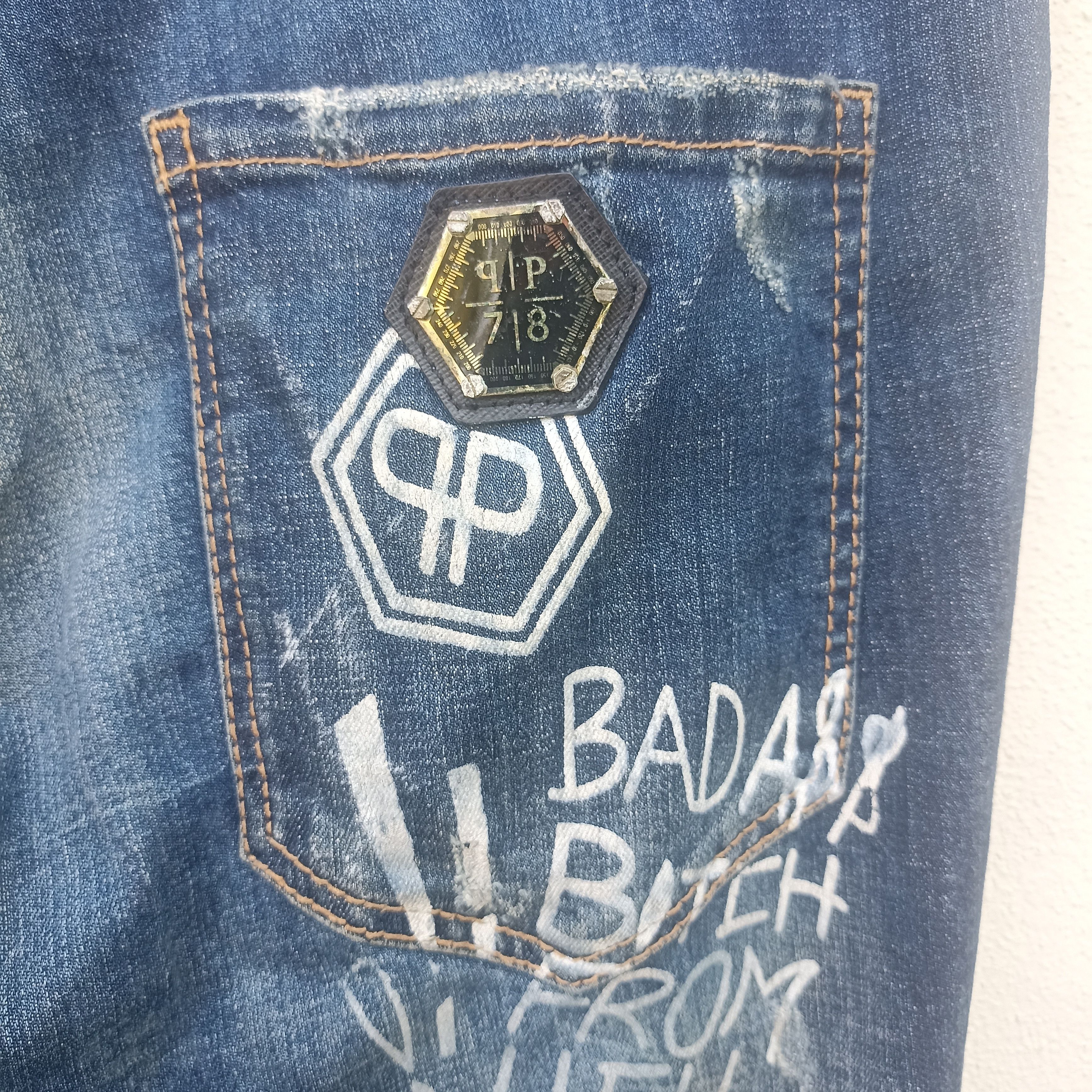 Other Philipp Plein Homme painted jean Size US 36 / EU 52 - 16 Thumbnail