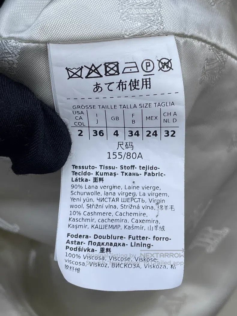 Max Mara Max Mara Beige Double-breasted Wool Overcoat Size 4XL / US 24-26 - 7 Thumbnail