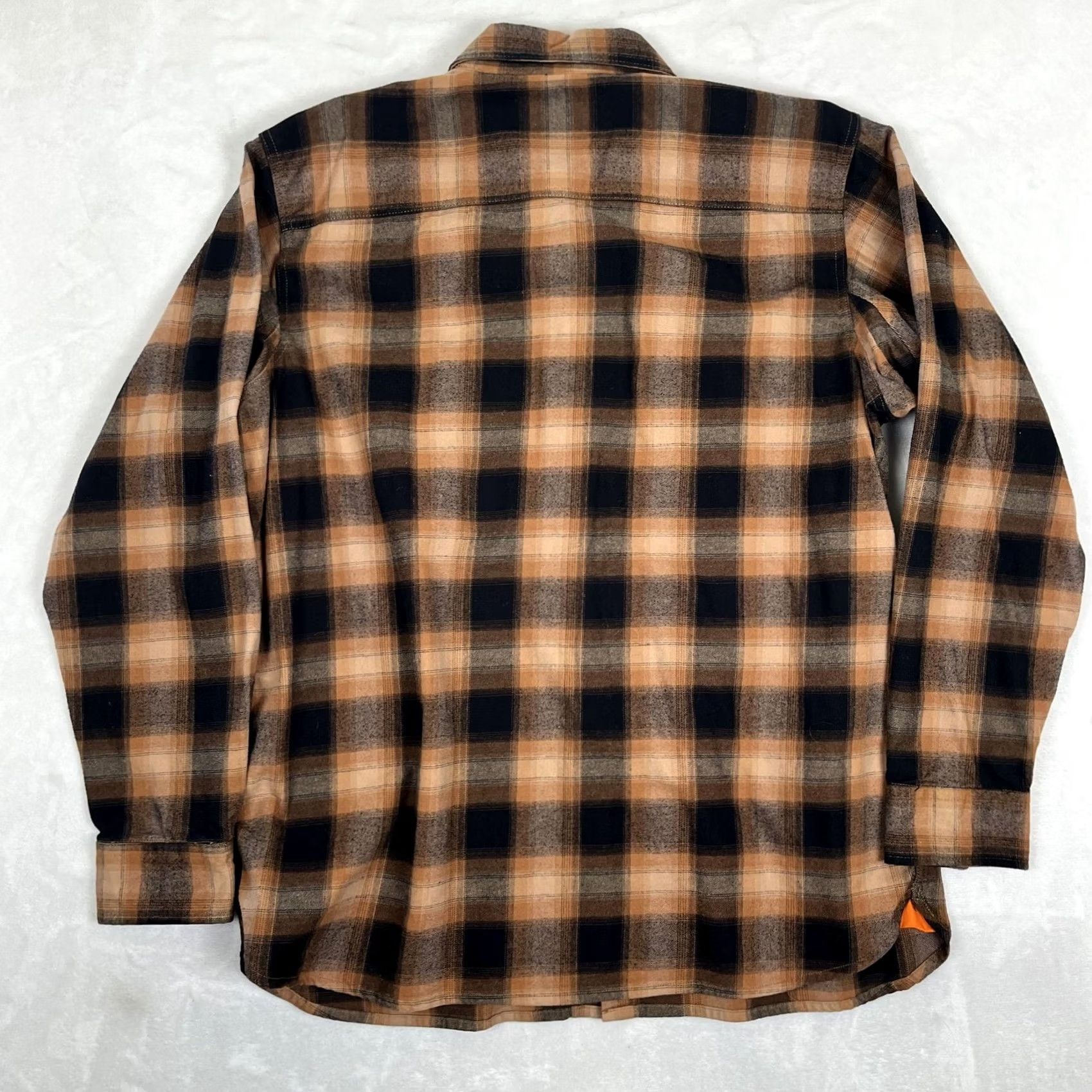 Walls Walls Shirt Mens XL Brown Plaid Flannel Long Sleeve Button Front Casual Size US XL / EU 56 / 4 - 5 Thumbnail