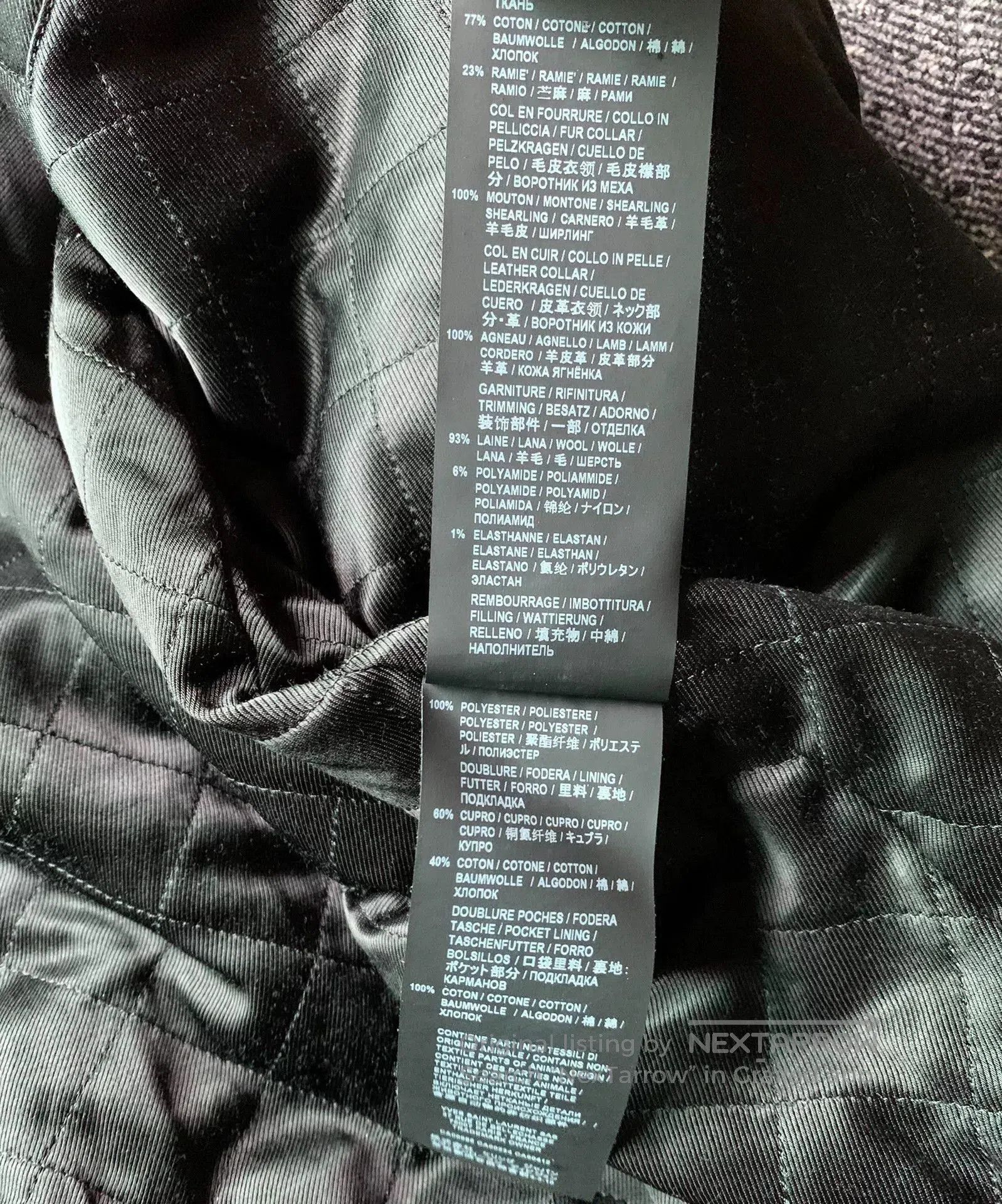 Saint Laurent Paris Saint Laurent Wool-Lined Jacket AW19. Size US S / EU 44-46 / 1 - 6 Thumbnail