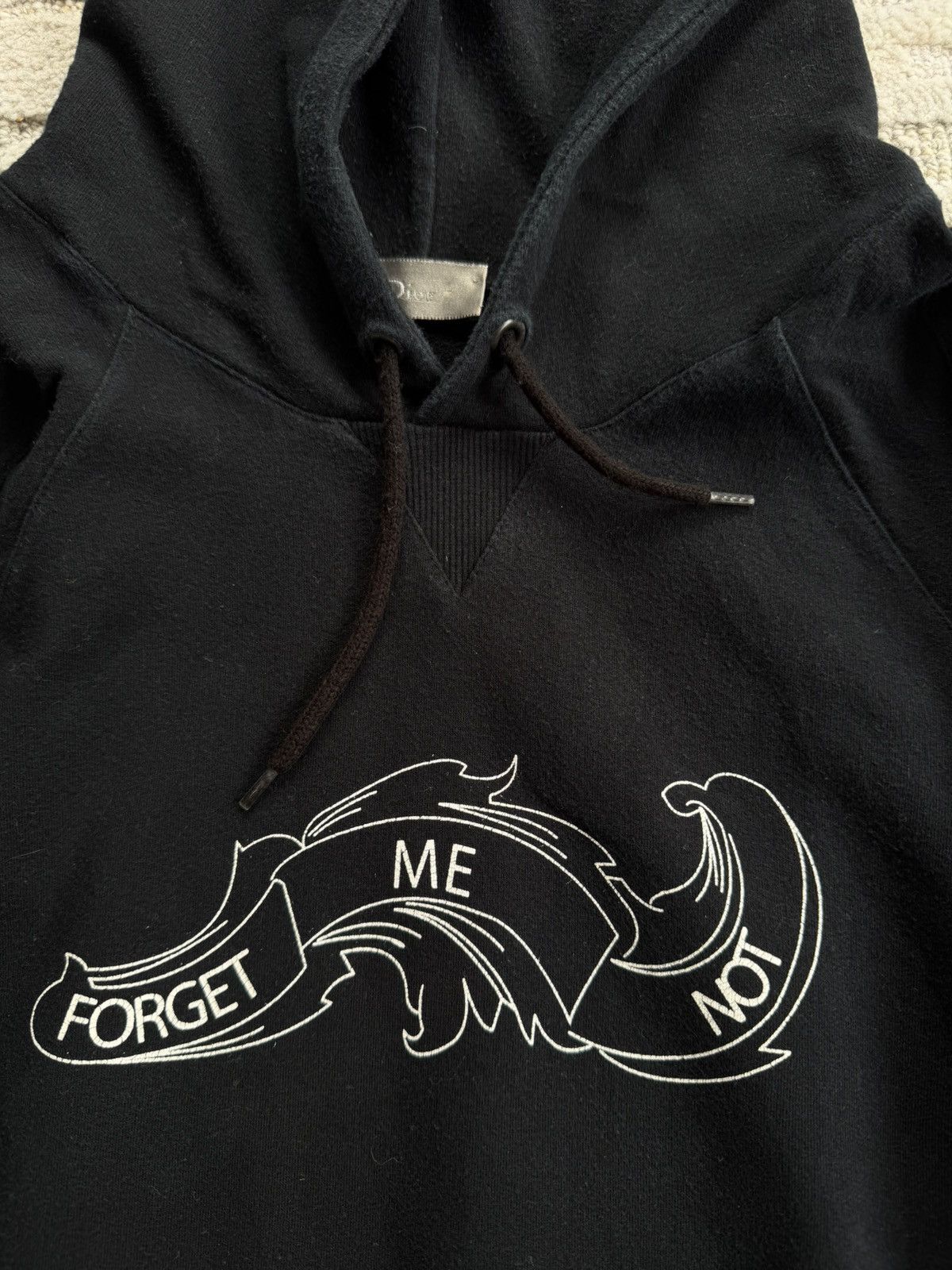 Dior Dior Homme FW06 Forget Me Not hoodie Size US M / EU 48-50 / 2 - 2 Thumbnail