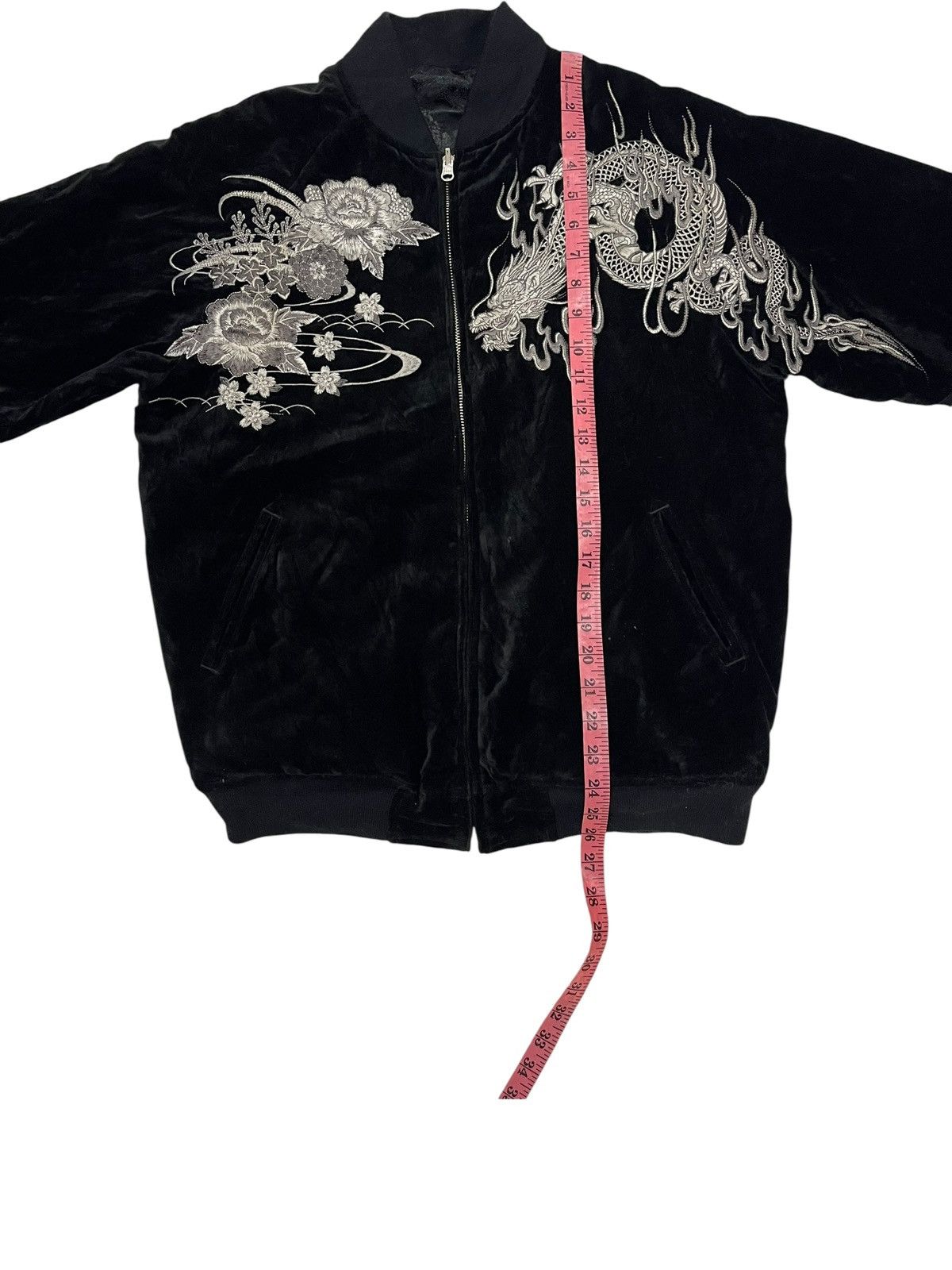 Beauty Beast × Designer × Japanese Brand Karakuri Tamashii Velour Reversible Velvet Sukajan Size US L / EU 52-54 / 3 - 9 Thumbnail