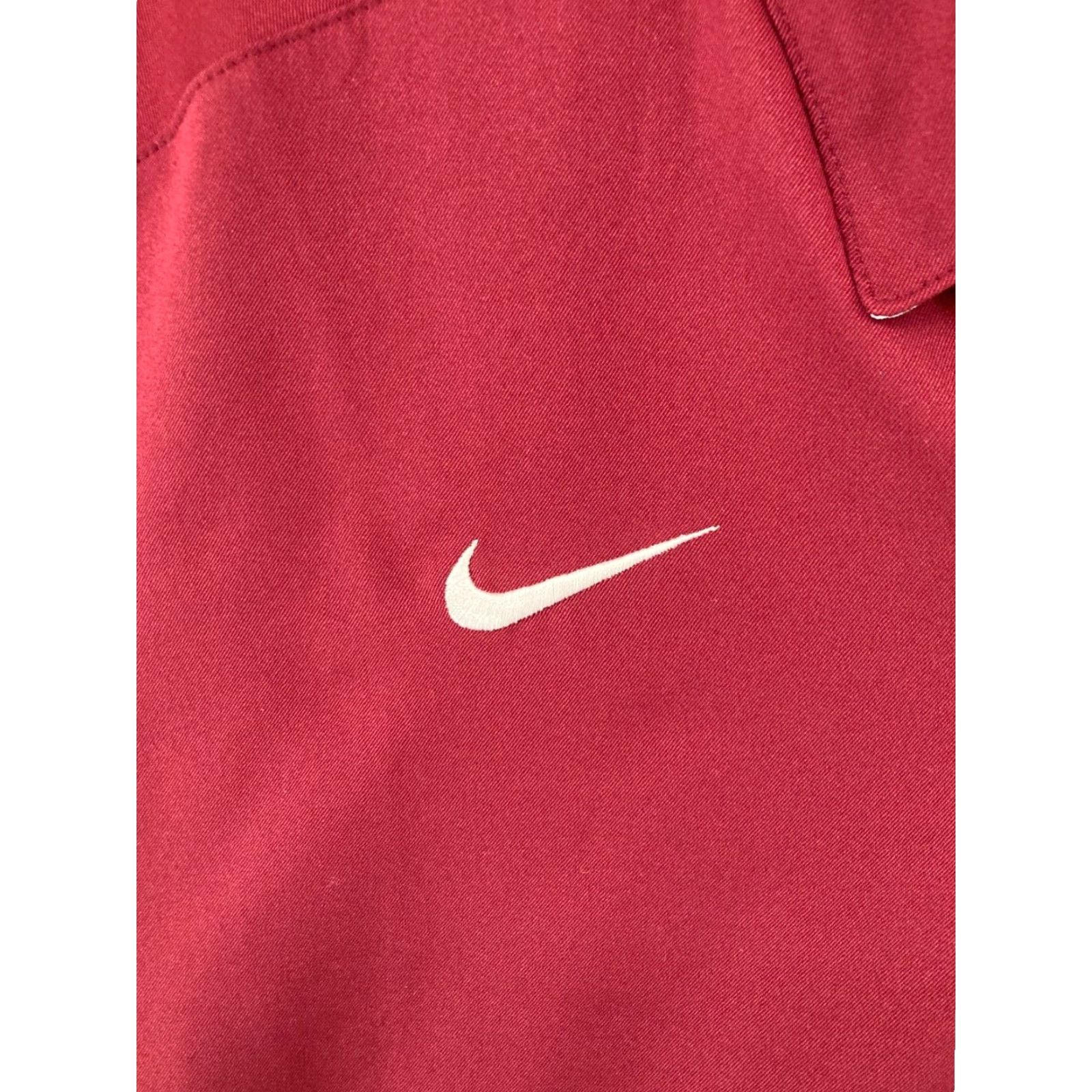 Nike Nike Polo Shirt Mens Large Burgundy Dri-Fit Athletic Polo Shirt Burgundy Nike Dri-Fit Logo Sports 90s Theme Mens Size US L / EU 52-54 / 3 - 5 Thumbnail