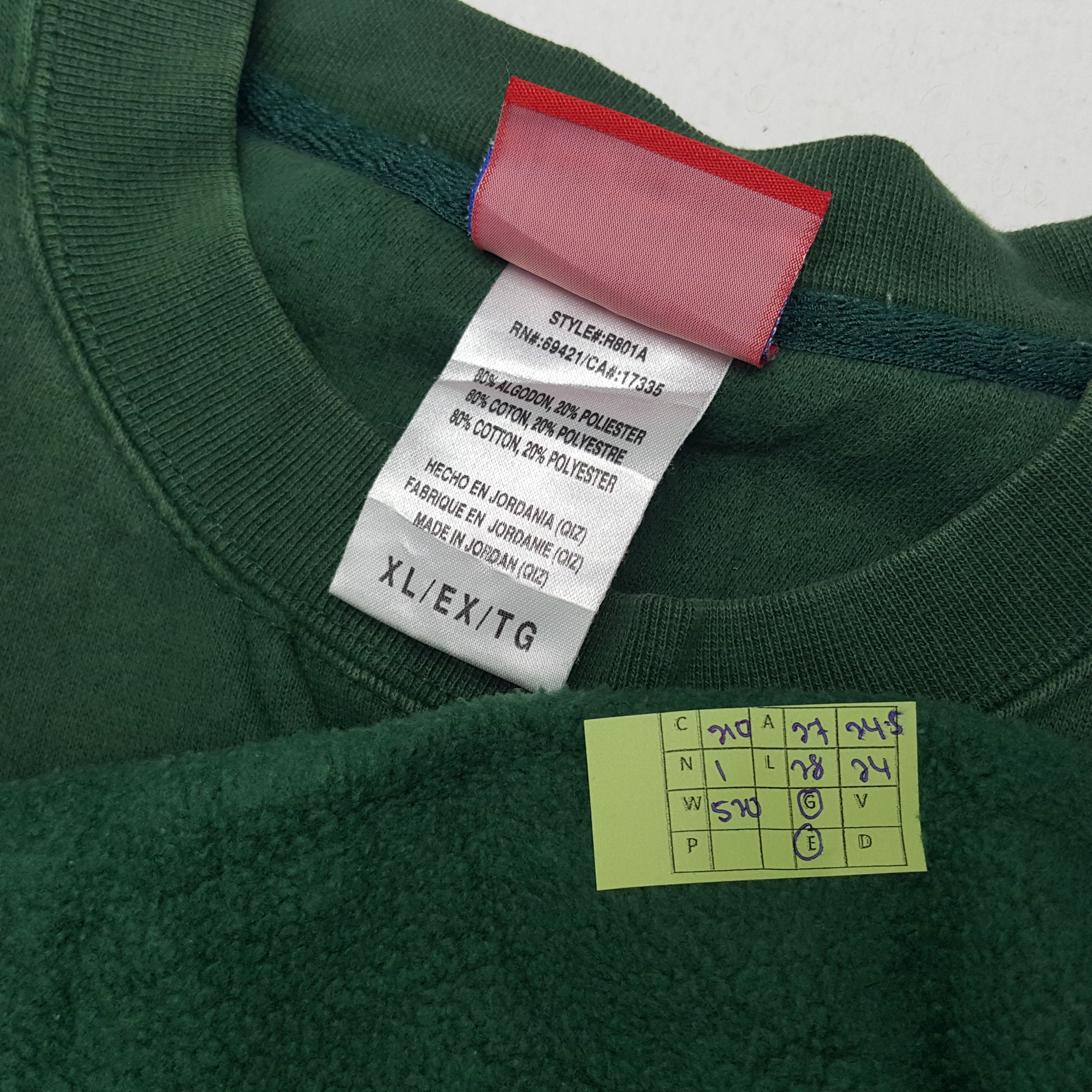 NFL × Reebok × Vintage Vintage Reebok Greebay Packers American Football Sweatshirt Size US XXL / EU 58 / 5 - 7 Thumbnail