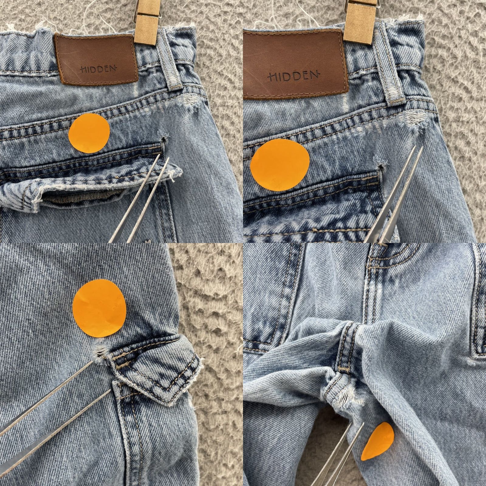 Vintage Hidden Jeans Women's 28 Baggy Cargo Wide Leg Y2k Streetwear Grunge Biker Skater Jeans Womens 28 Blue 90s Grunge Baggy Cargo Wide-Leg Skinny? Size 28" / US 6 / IT 42 - 9 Thumbnail