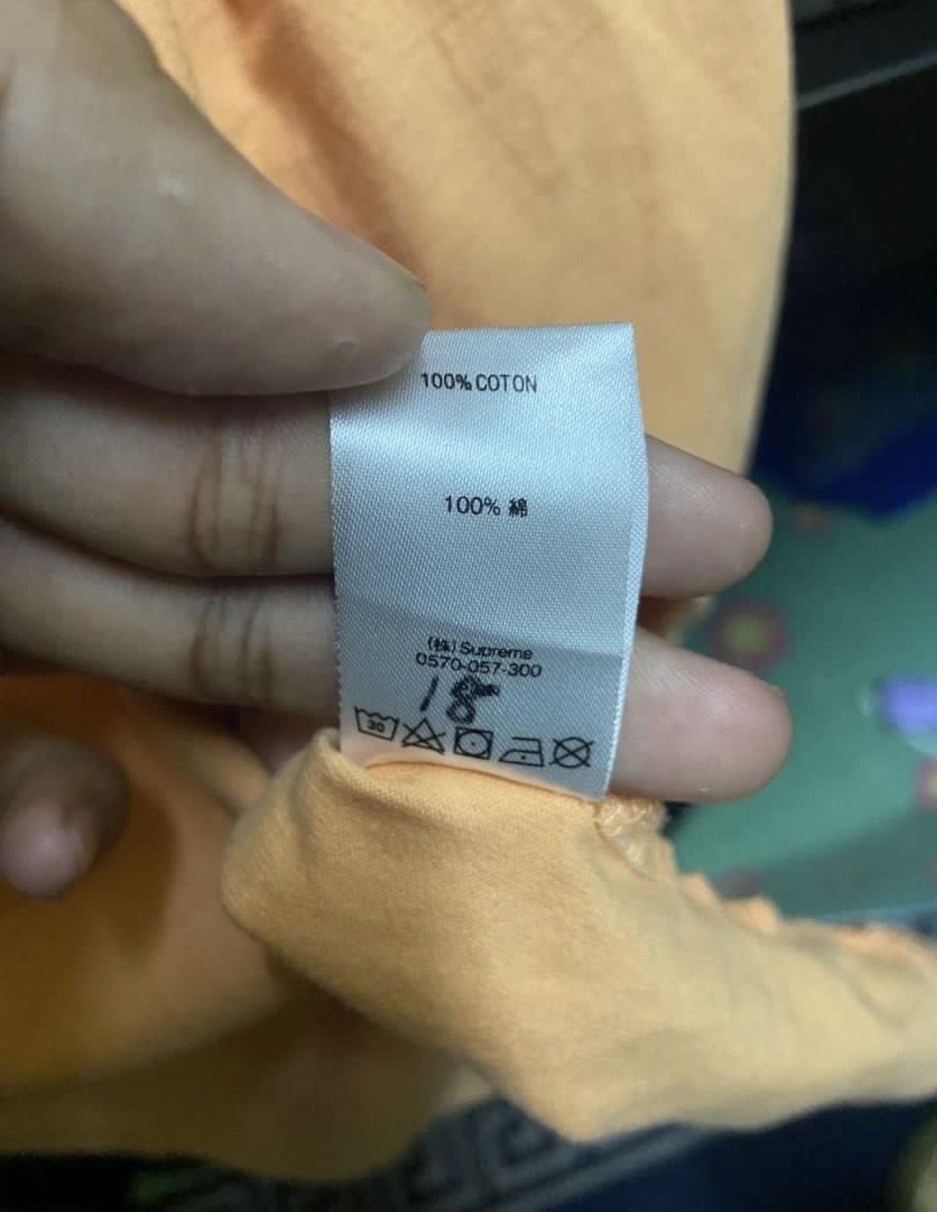 Supreme Supreme Small Box L/S Tee Peach Men's Size US M / EU 48-50 / 2 - 4 Thumbnail