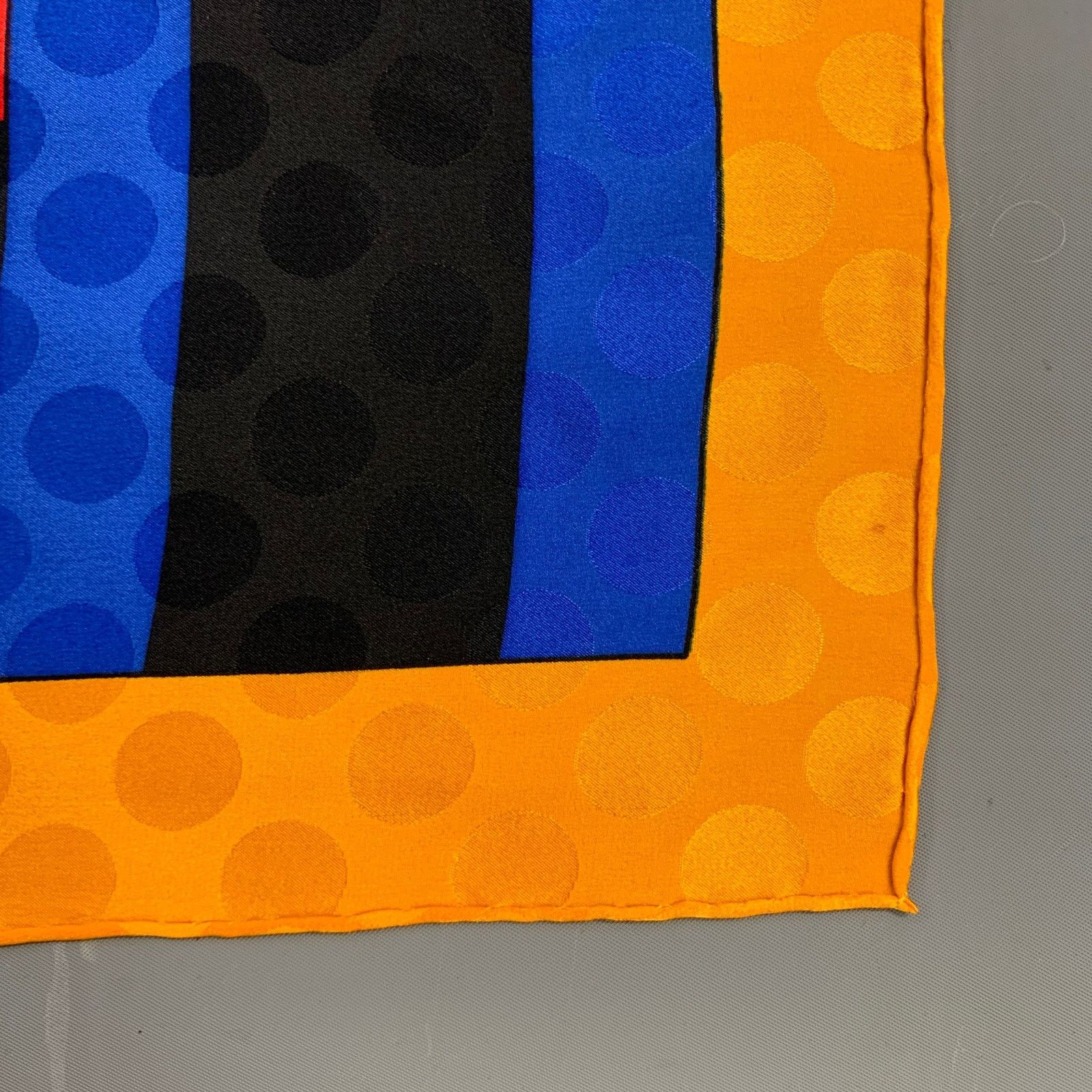 Yves Saint Laurent YVES SAINT LAURENT Multi-Color Mixed Pattern Scarves Size ONE SIZE - 3 Thumbnail