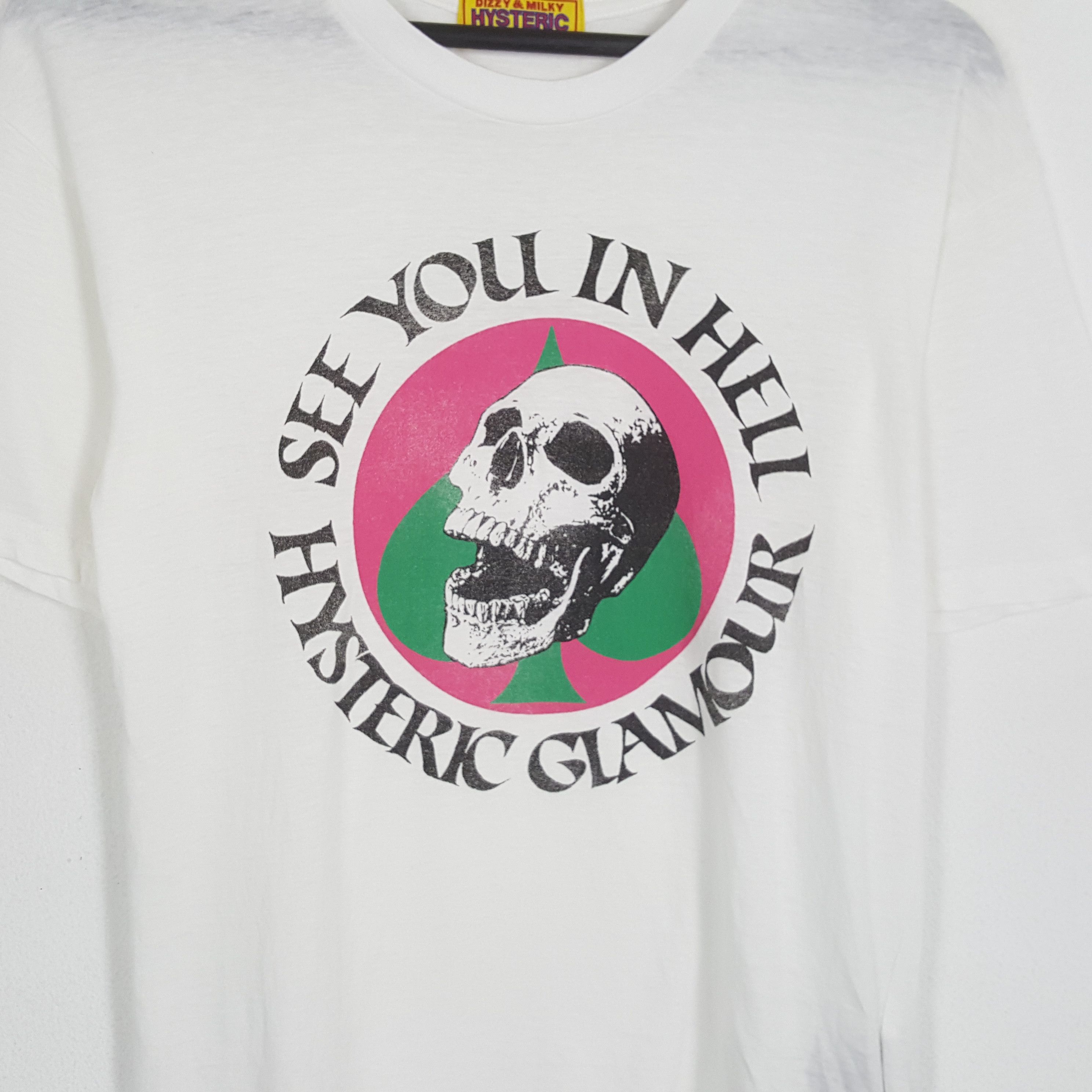 Hysteric Glamour HYSTERIC GLAMOUR Skull Design Japanese Brand Tshirt Size US S / EU 44-46 / 1 - 2 Thumbnail