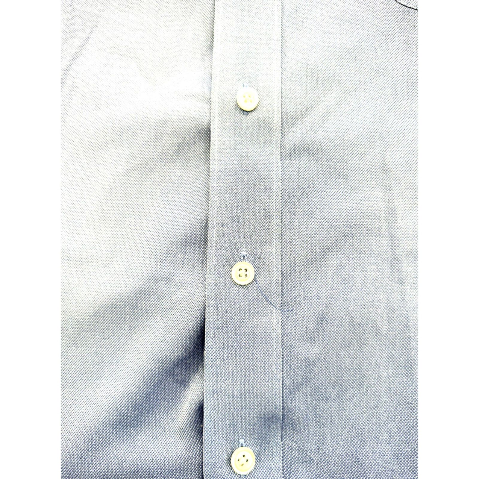 Joseph Joseph & Feiss Dress Shirt Mens 18 34/35 Blue 100's 2-Ply Perfect Twill 2472 Size 48R - 4 Thumbnail
