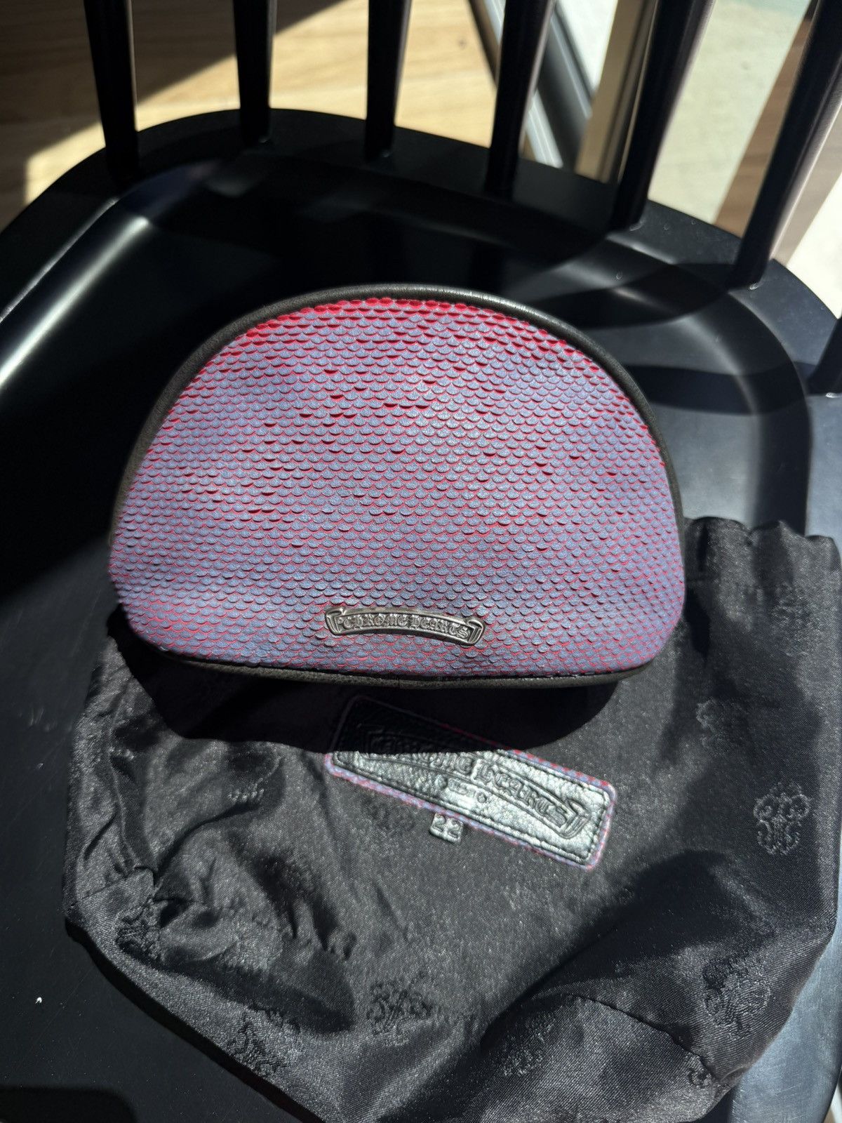 Chrome Hearts CHROME HEARTS LIZARD SKIN TOILETRY POUCH ULTRA RARE Size ONE SIZE - 3 Thumbnail