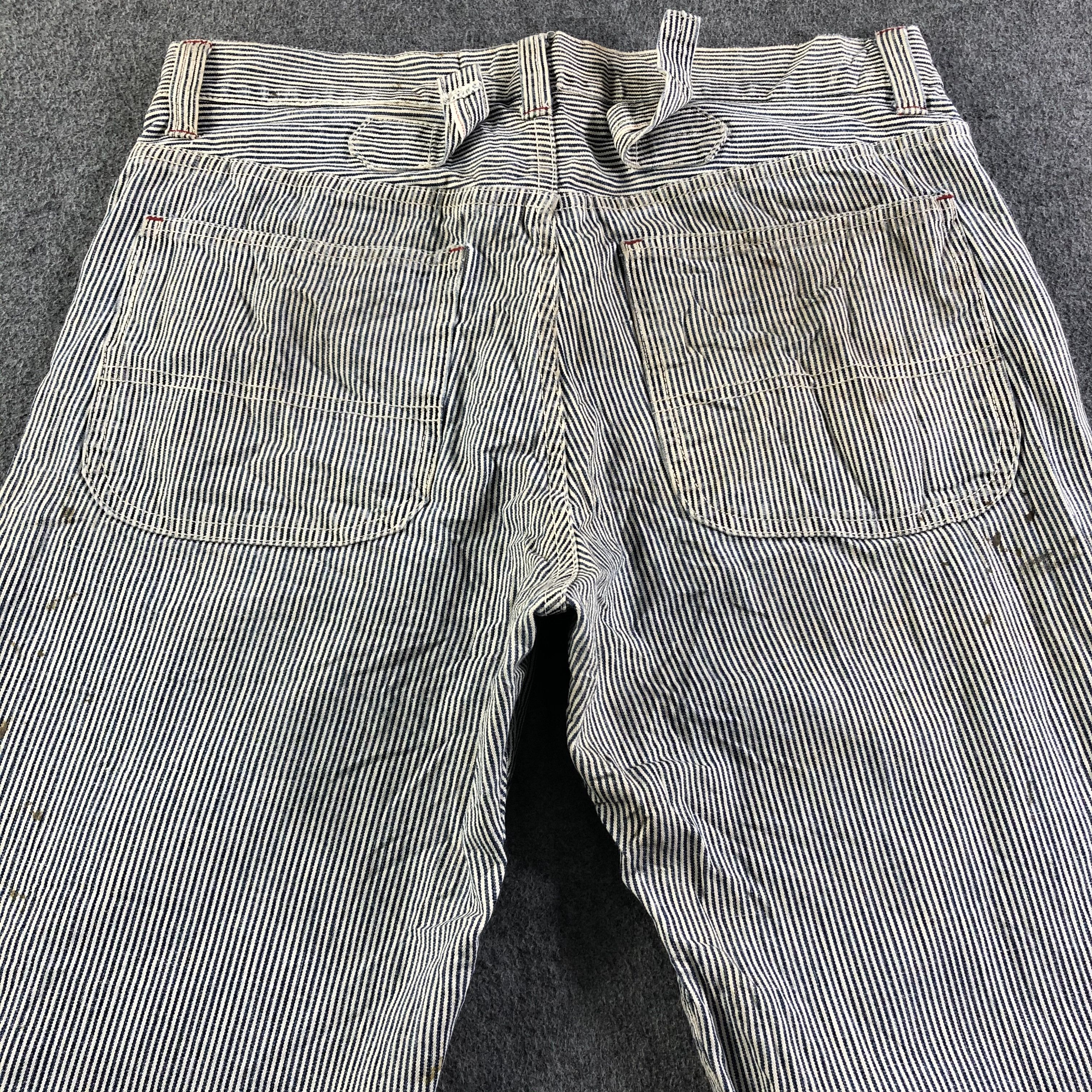 Japanese Brand Vintage Gdc Hickory Painter Jeans-J3827 Size US 34 / EU 50 - 4 Thumbnail