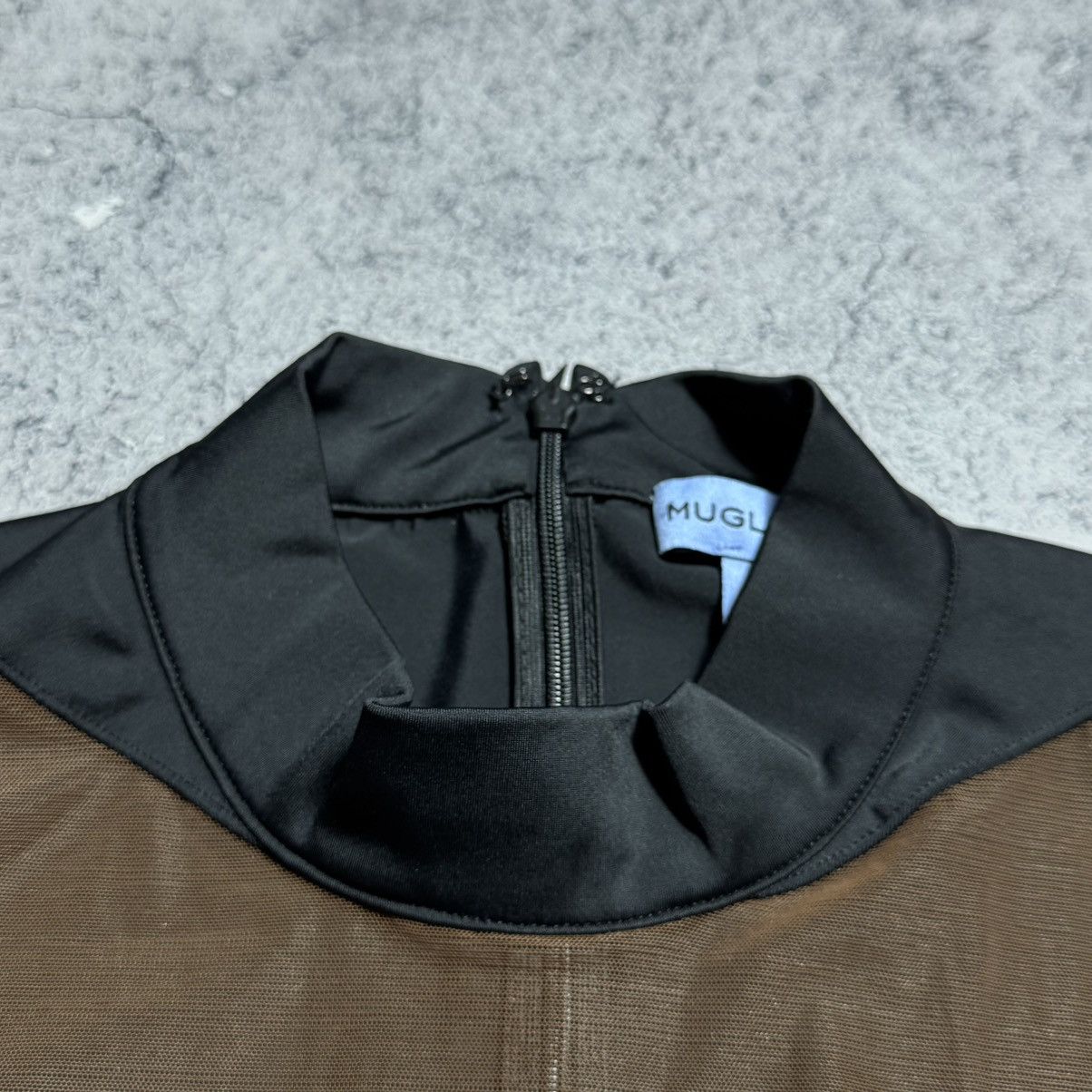 H&M × Mugler Rare Mugler X H&M Black Mesh Panel Bodysuit Size XL / US 12-14 / IT 48-50 - 9 Thumbnail