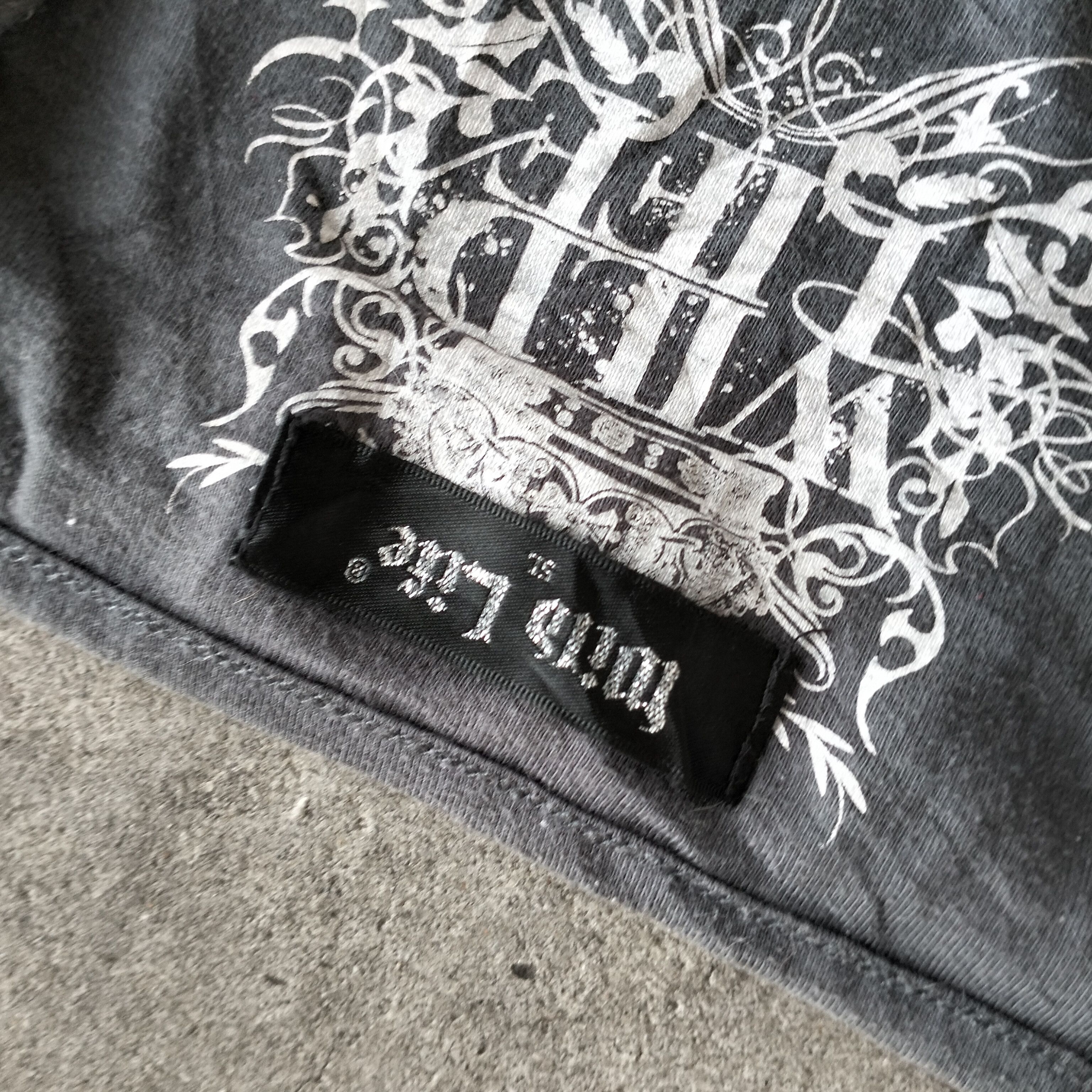 Vintage WILD LIFE LONGSLEEVE BLACK POEM TEE Size US XXL / EU 58 / 5 - 5 Thumbnail