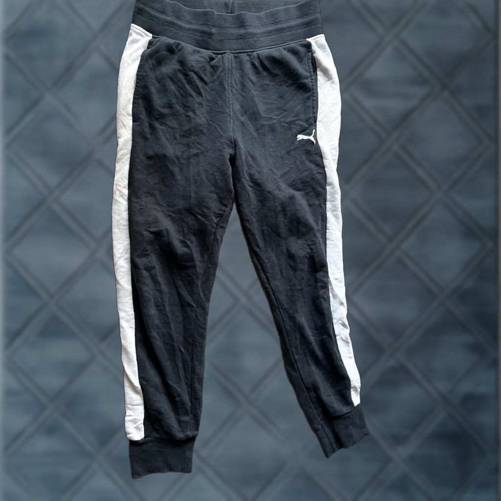 Puma Puma SE Way 1 DE-91074 jogger sweatpants Men M Black Sweatpants Casual Activewear Drawstring Elastic Waist PUMA Regular fit Pants Trousers Size US 31 - 1 Thumbnail