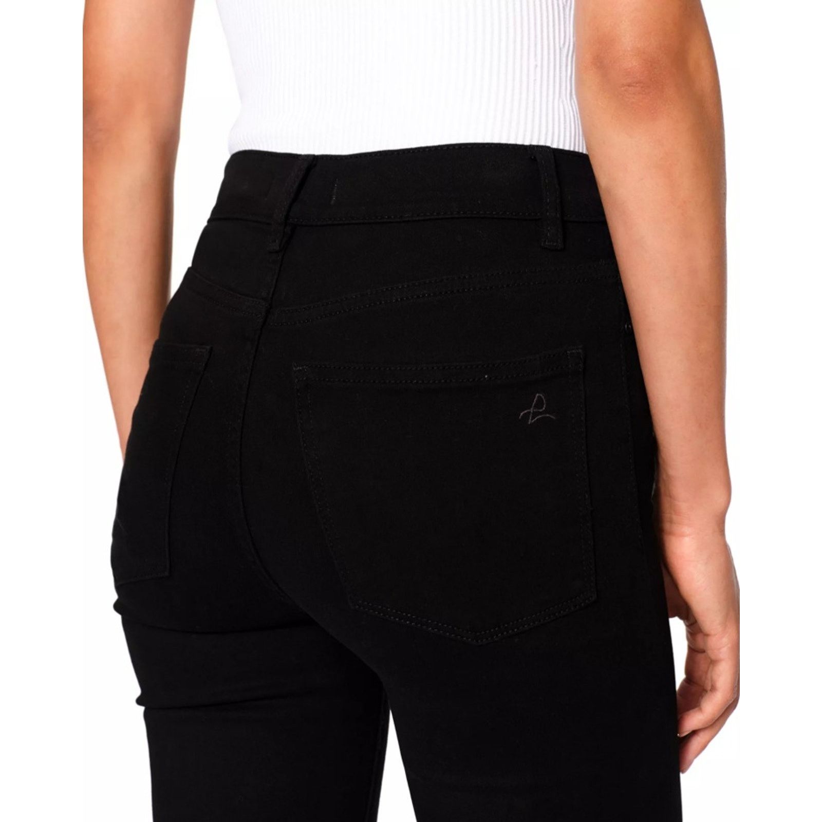 DL1961 DL1961 Women Henderson Black Bootcut Crop Jeans Size 28 Size 28" / US 6 / IT 42 - 5 Thumbnail
