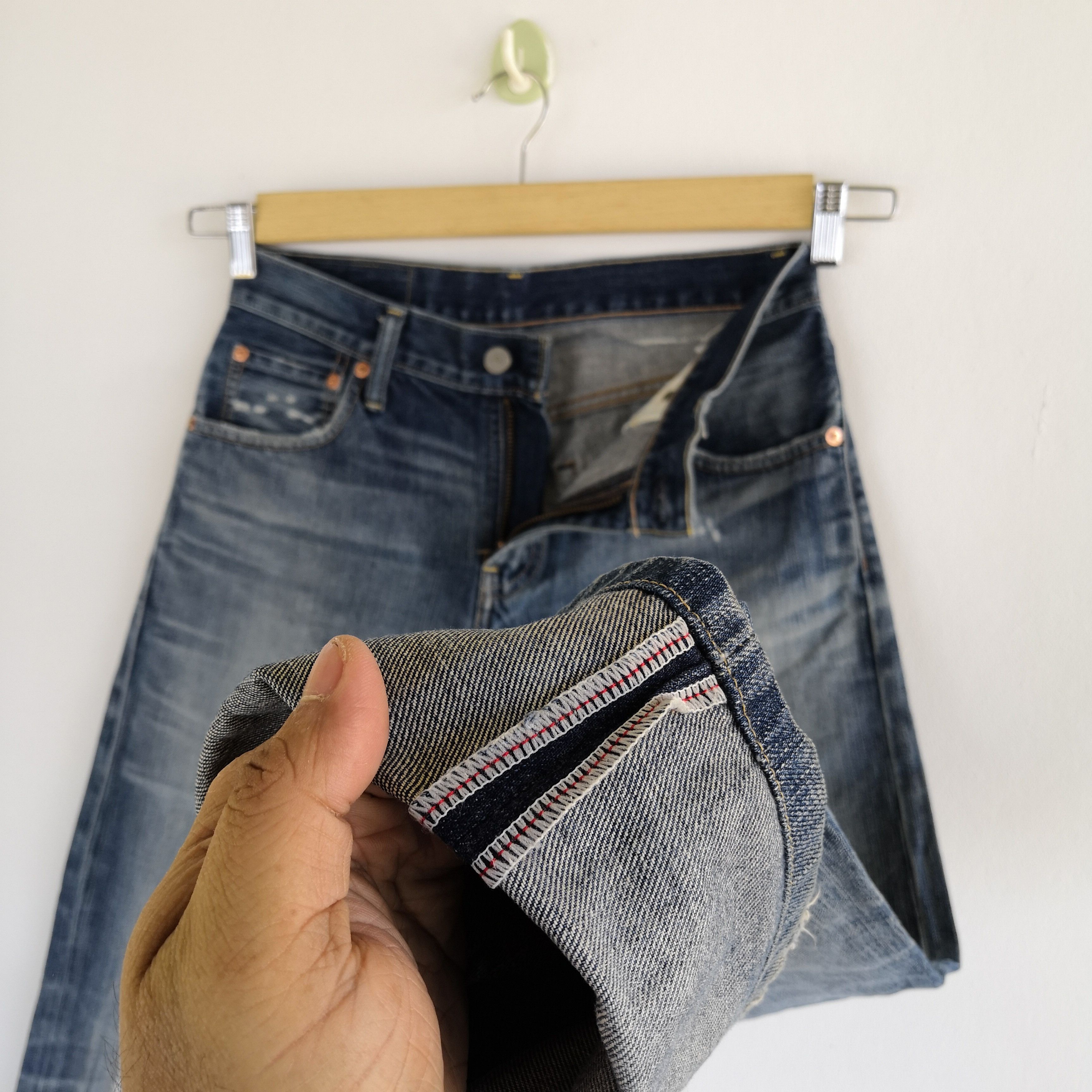 Levi's Vintage Levis Jeans Levi's 505 Distressed Denim Pants Size 28" / US 6 / IT 42 - 7 Thumbnail