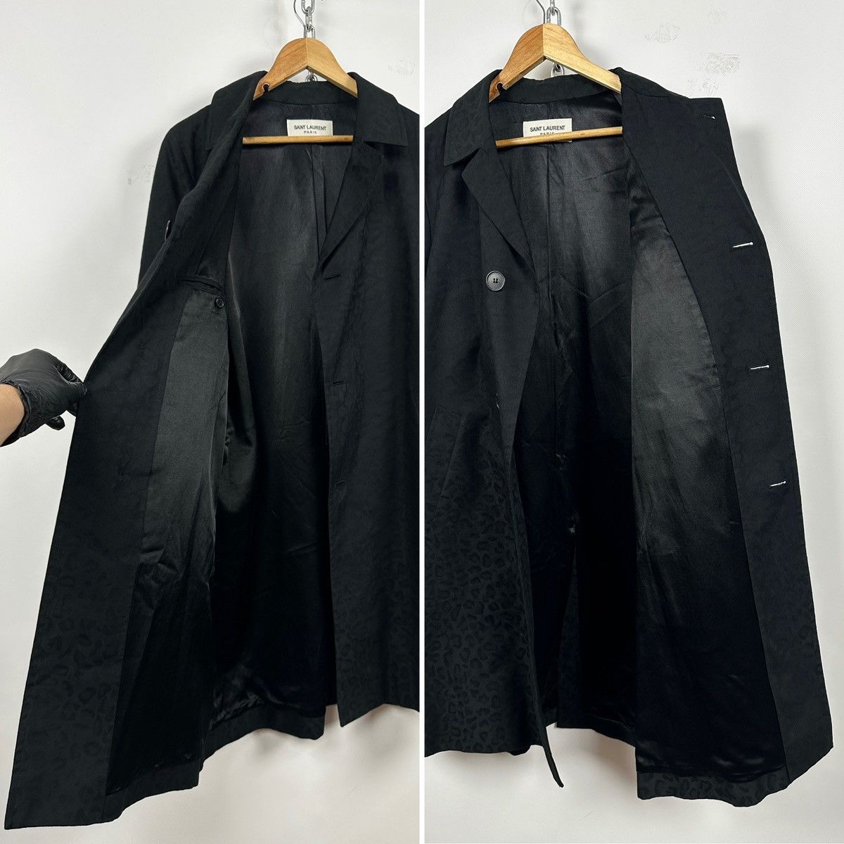 Saint Laurent Paris Saint Laurent Paris Hedi Slimane Leopard Jacquard Coat Size US S / EU 44-46 / 1 - 22 Thumbnail