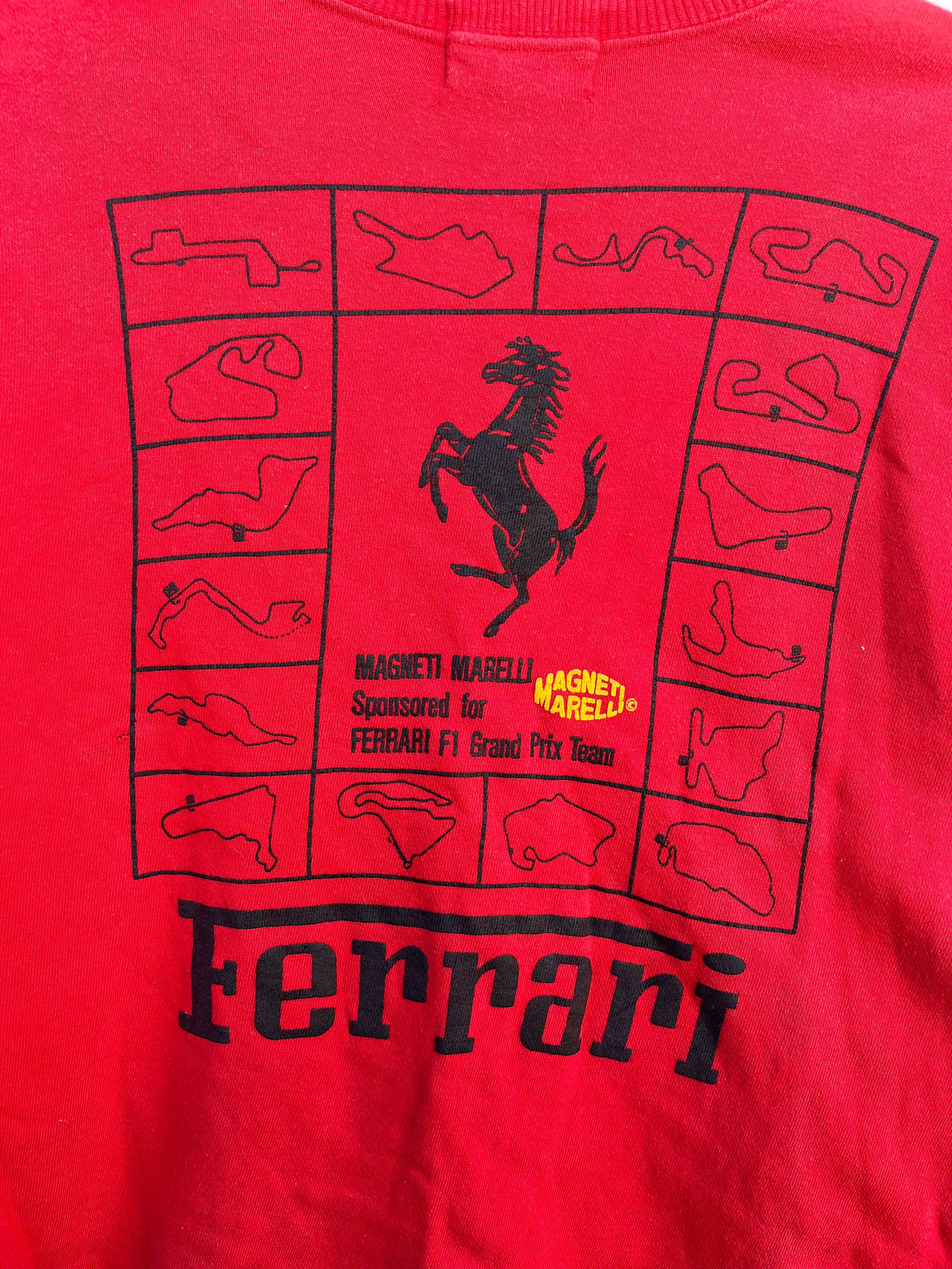 Ferrari Vintage Magneti Marelli Ferrari F1 Grand Prix Team Circuit Size US L / EU 52-54 / 3 - 4 Thumbnail