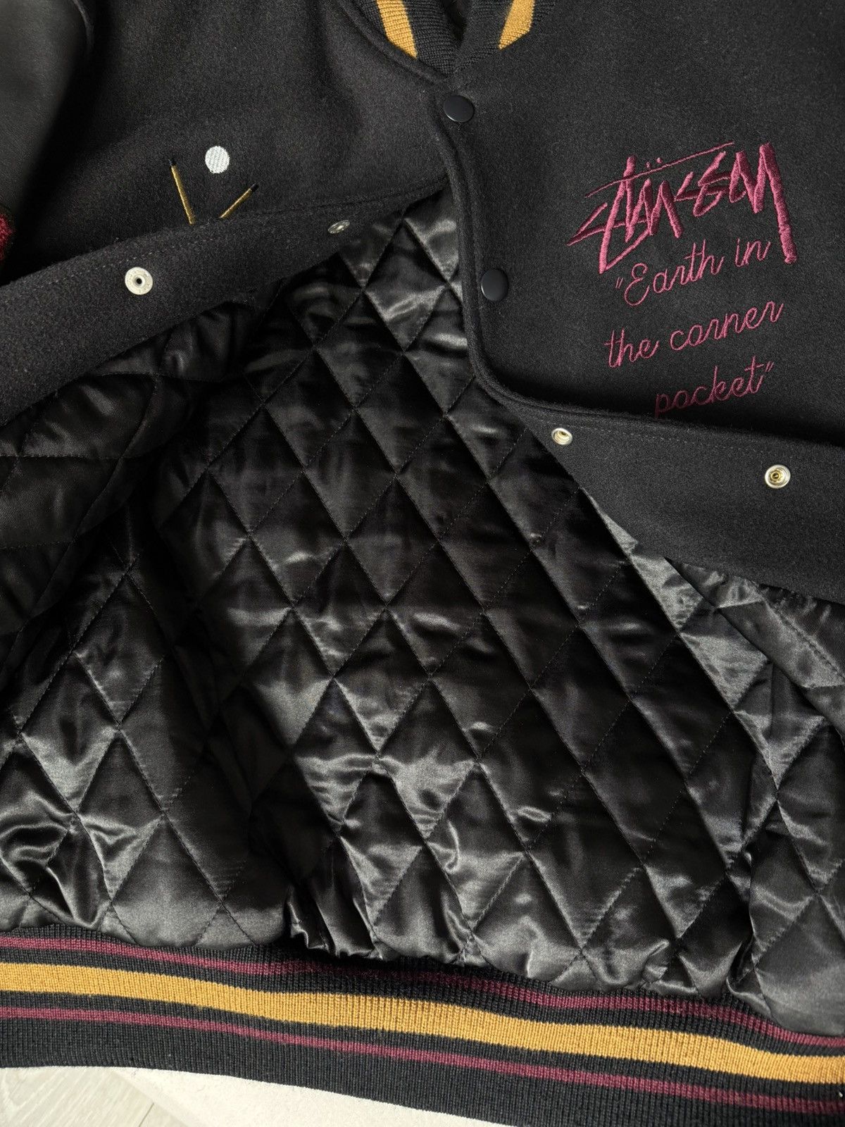 Stussy Stussy 40th Anniversary Varsity Jacket | Grailed