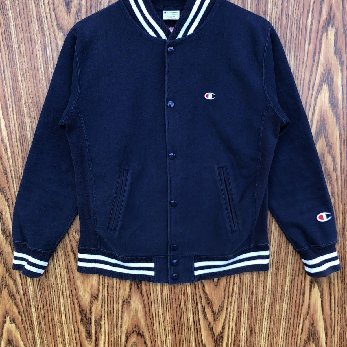 Champion Champion Reverse Weave Varsity Jacket Size M / US 6-8 / IT 42-44 - 4 Thumbnail