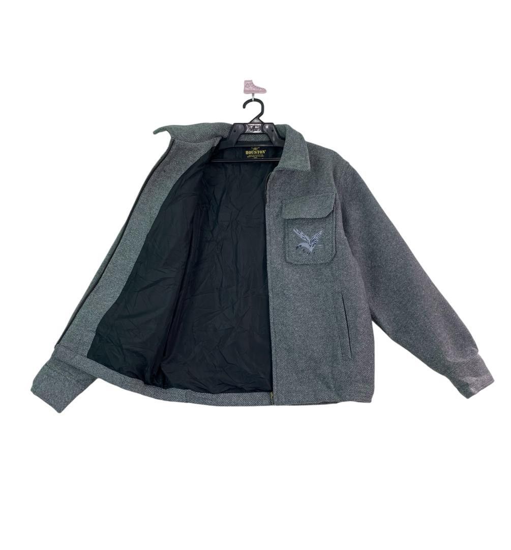 Japanese Brand HOUSTON chainstitch embroidered logo airbone squad jacket Size US M / EU 48-50 / 2 - 6 Thumbnail