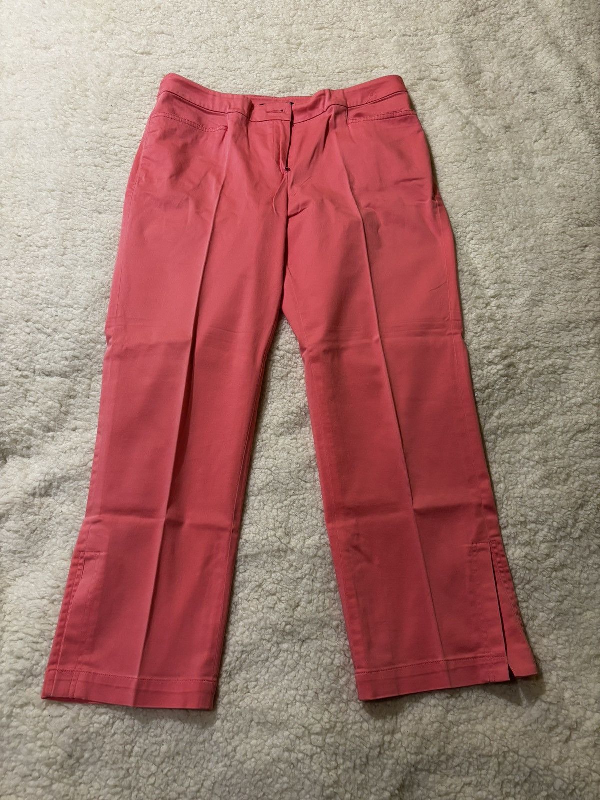 Willi Smith Coral pink cropped pants0509 Size 31" - 5 Thumbnail