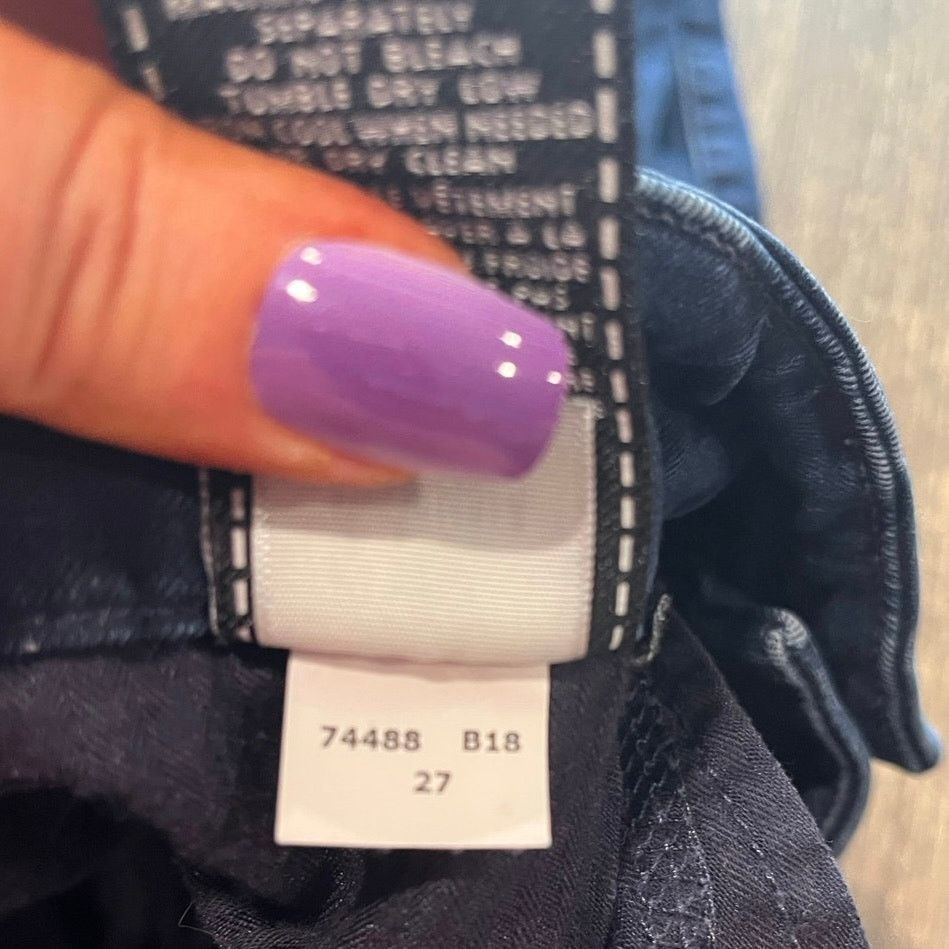 7 For All Mankind 7 For All Mankind The Skinny Jeans Mid Rise Denim Size 27 Size 27" / US 4 / IT 40 - 8 Thumbnail